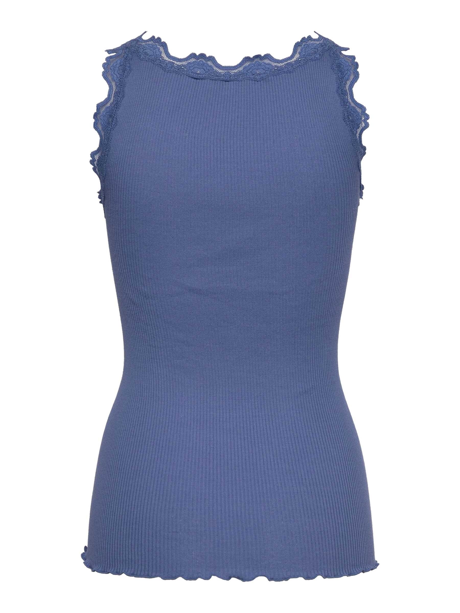 rosemunde Spitzentop "Babette Silk Top" Vintage-Spitzenbesatz, mit Rundhals günstig online kaufen