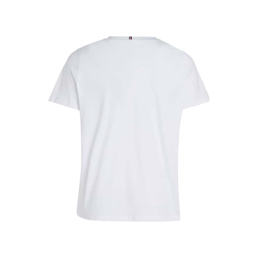 Tommy Hilfiger Curve T-Shirt »CRV REG C-NK SIGNATURE TEE SS«, Große Größen