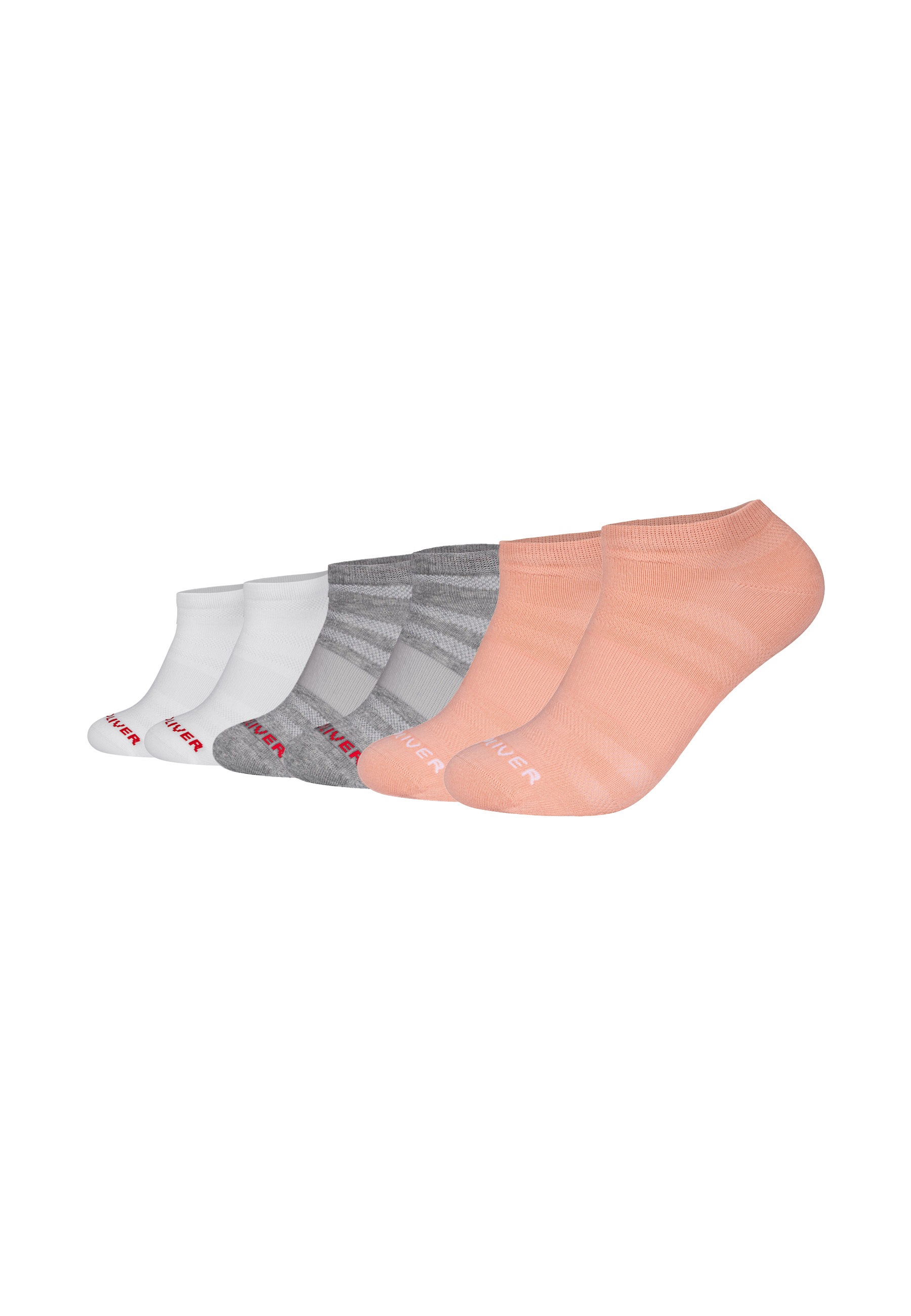 s.Oliver "6er Pack" 6er Pack Mesh-Belüftung für ausgeglichenes Fußklima
