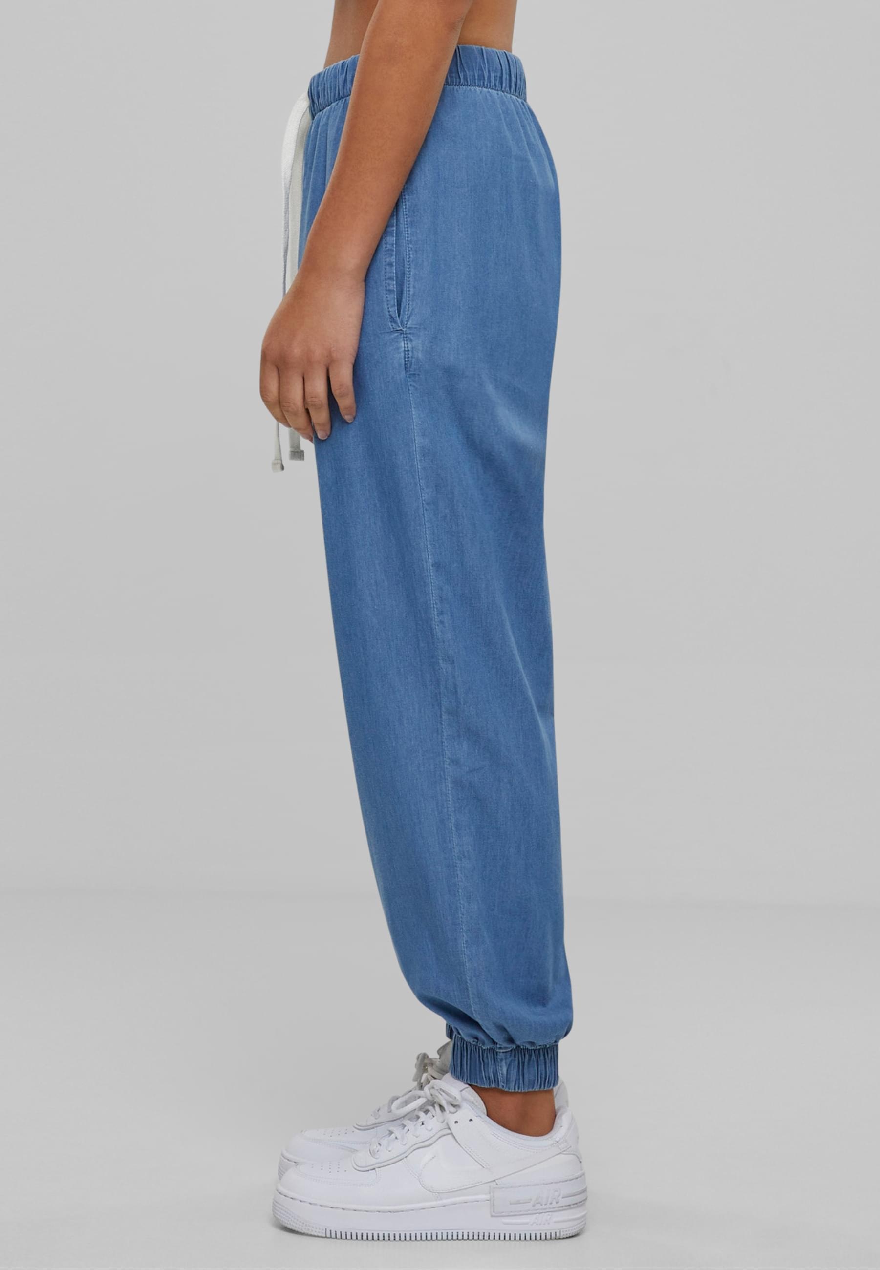 URBAN CLASSICS Jogginghose »Urban Classics Damen Ladies Light Denim Jogpants«, (1 tlg.)