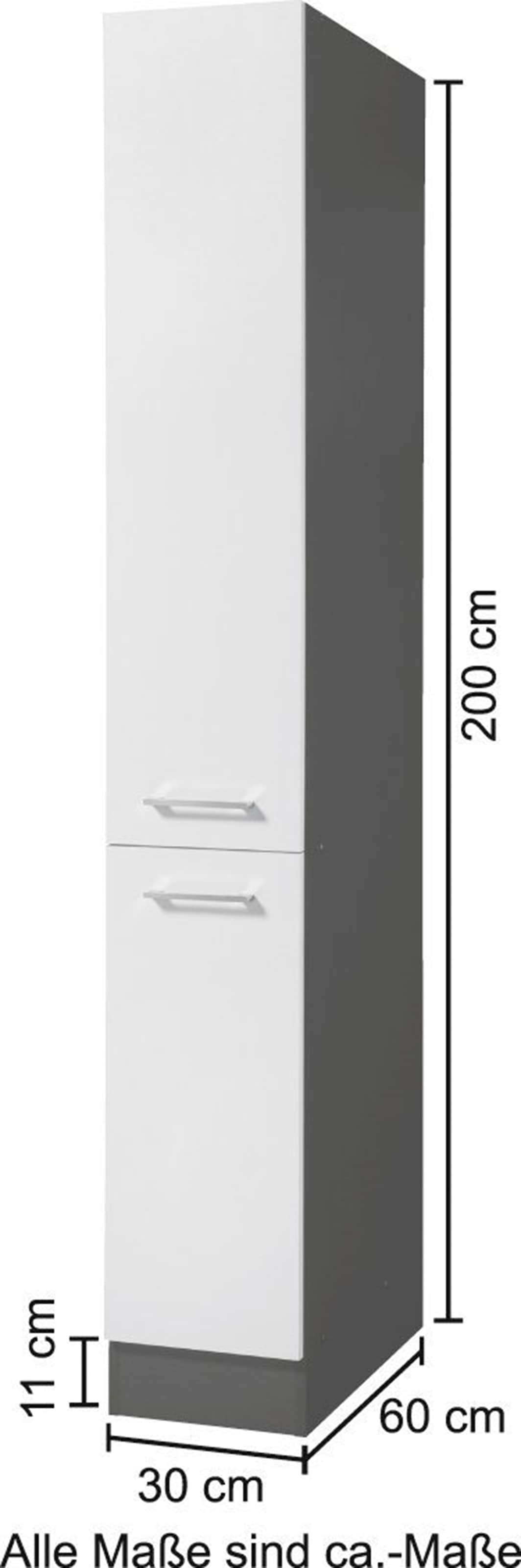 KOCHSTATION Apothekerschrank »KS-Paris«, Breite 30 cm
