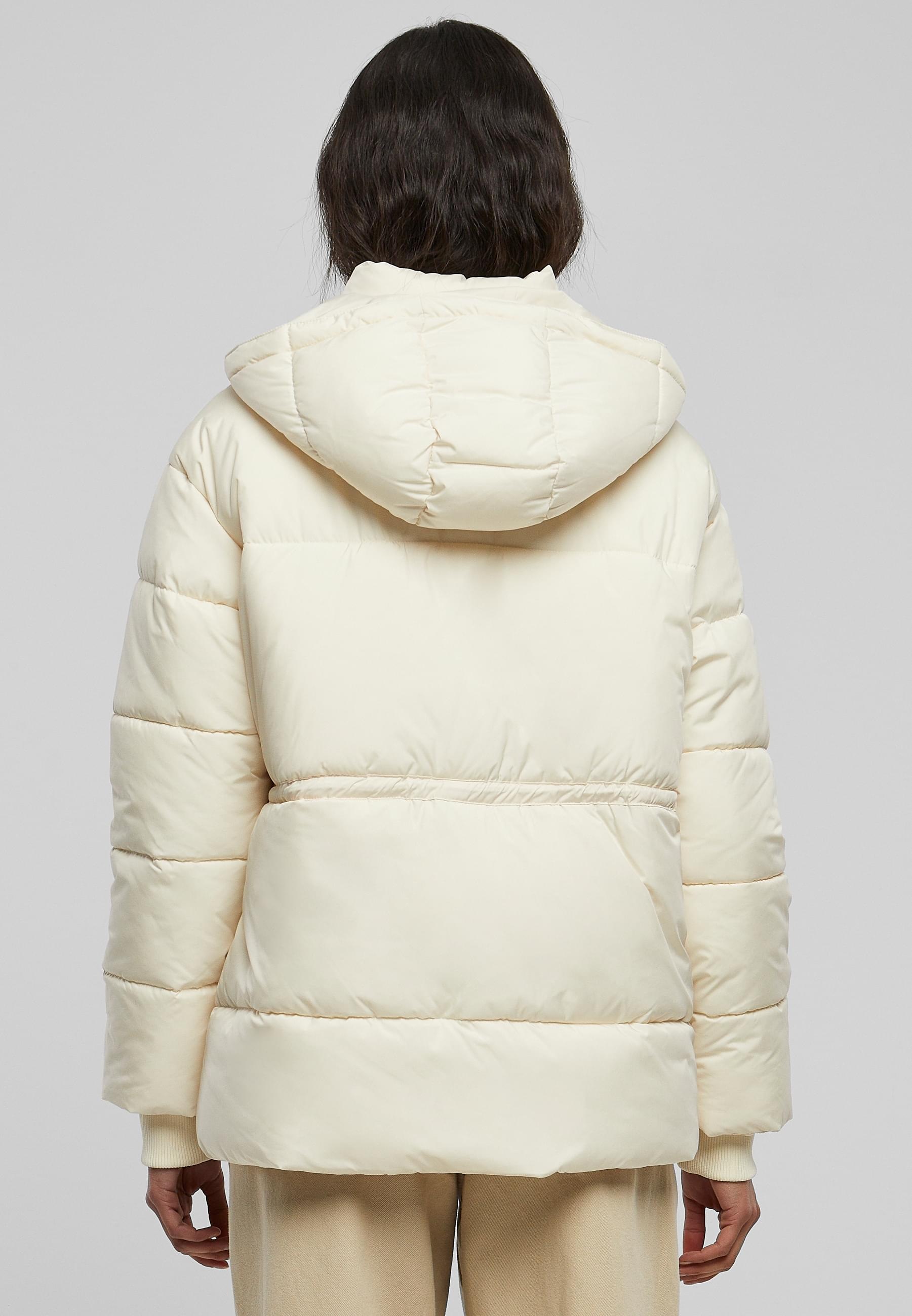 URBAN CLASSICS Winterjacke »Urban Classics Damen Ladies Waisted Puffer Jacket«, (1 St.), mit Kapuze
