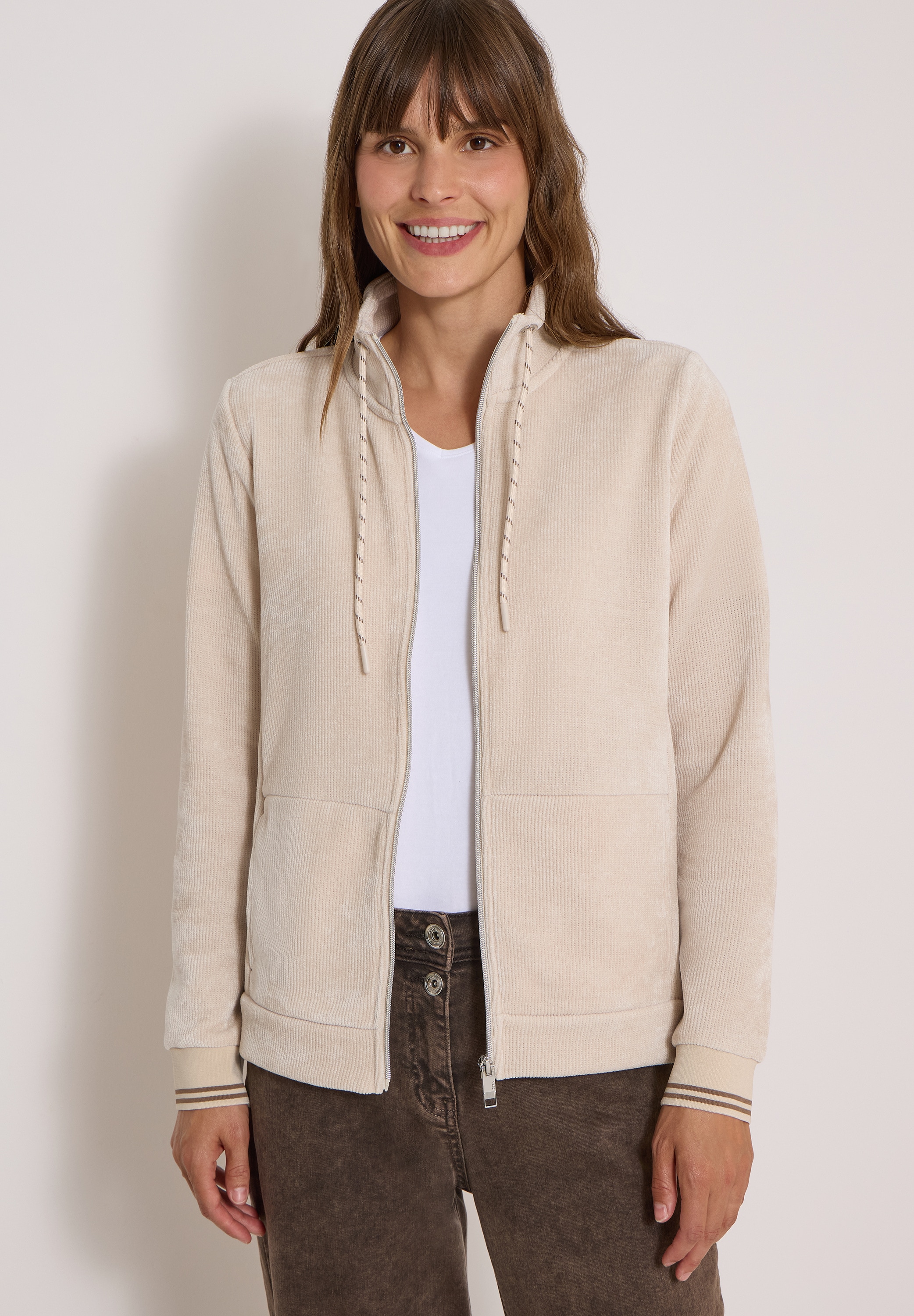 Cecil Cardigan mit Stehkragen