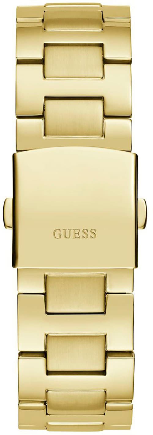 Guess Multifunktionsuhr »EQUITY«, Armbanduhr, Quarzuhr, Herrenuhr, Edelstahlarmband