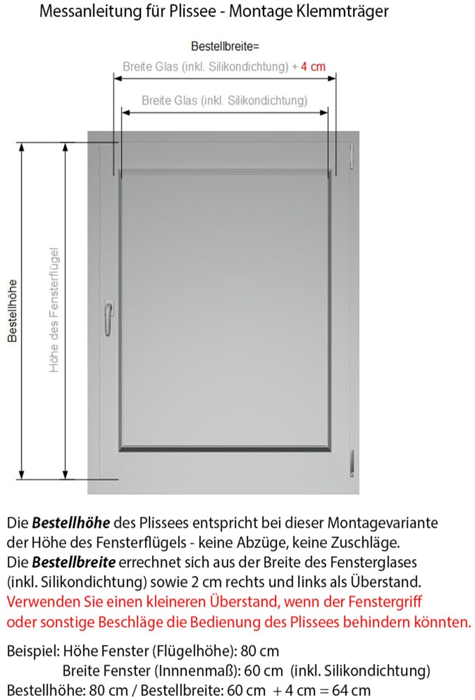 indeko Plissee »simple«, Lichtschutz, ohne Bohren, verspannt, mit Klemmträgern, nach Maß