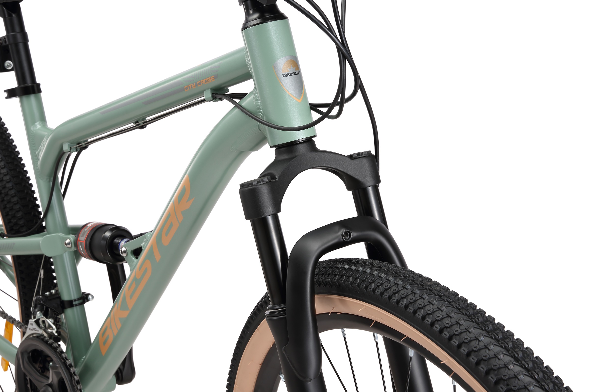 Bikestar Mountainbike 21 Gang Shimano RD-TY300 Schaltwerk Kettenschaltung für Damen und Herren, Kettenschaltung