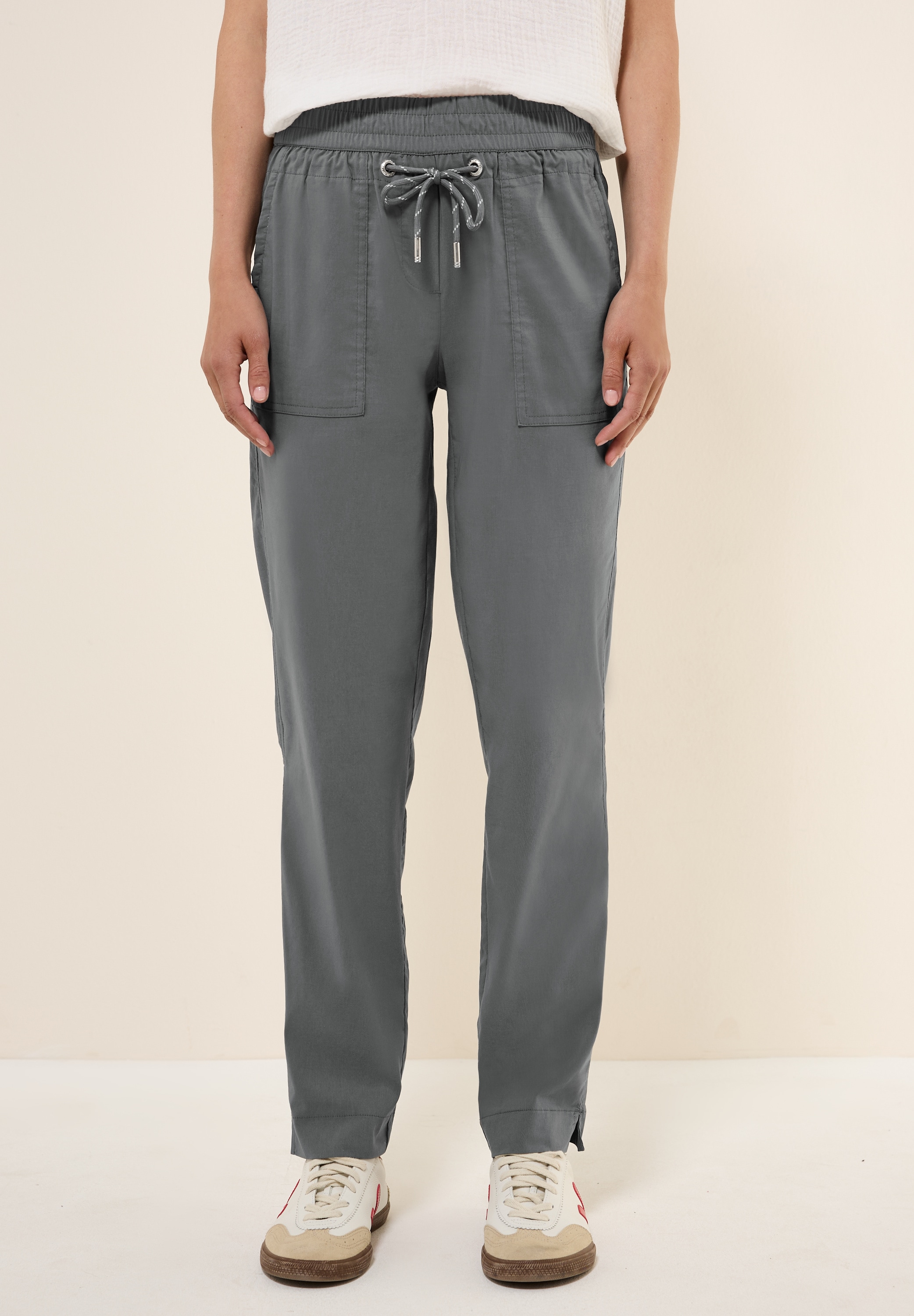 Cecil Stoffhose, Middle Waist günstig online kaufen