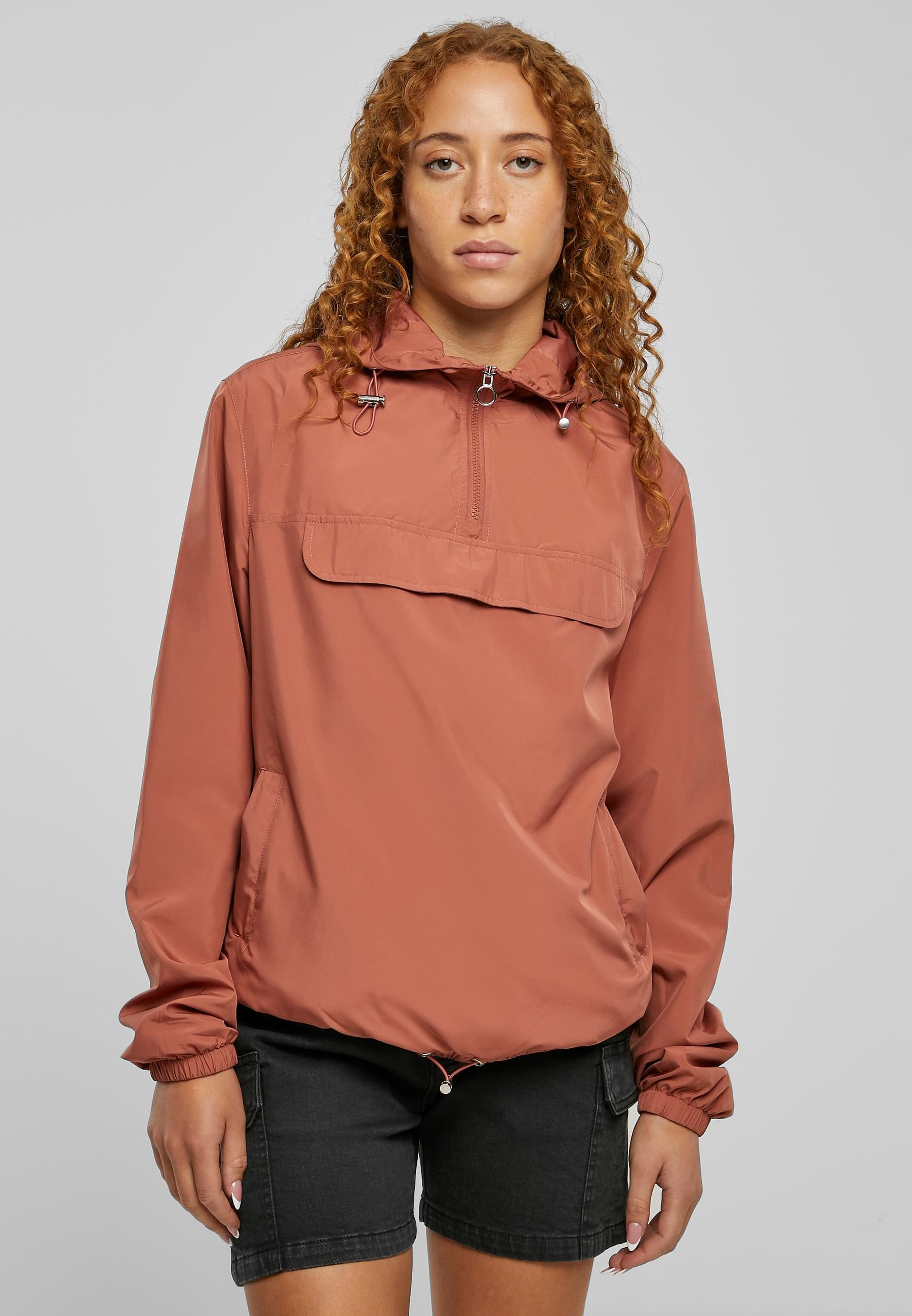 URBAN CLASSICS Allwetterjacke »Urban Classics Damen Ladies Basic Pull Over Jacket«, (1 St.), mit Kapuze
