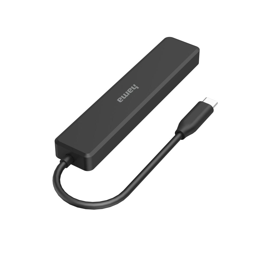 Hama USB-Adapter »USB-C Hub Multiport, 5 Ports, 3x USB A, USB C, HDMI™, Notebook, Laptop«, USB-C zu USB-C-HDMI-USB Typ A