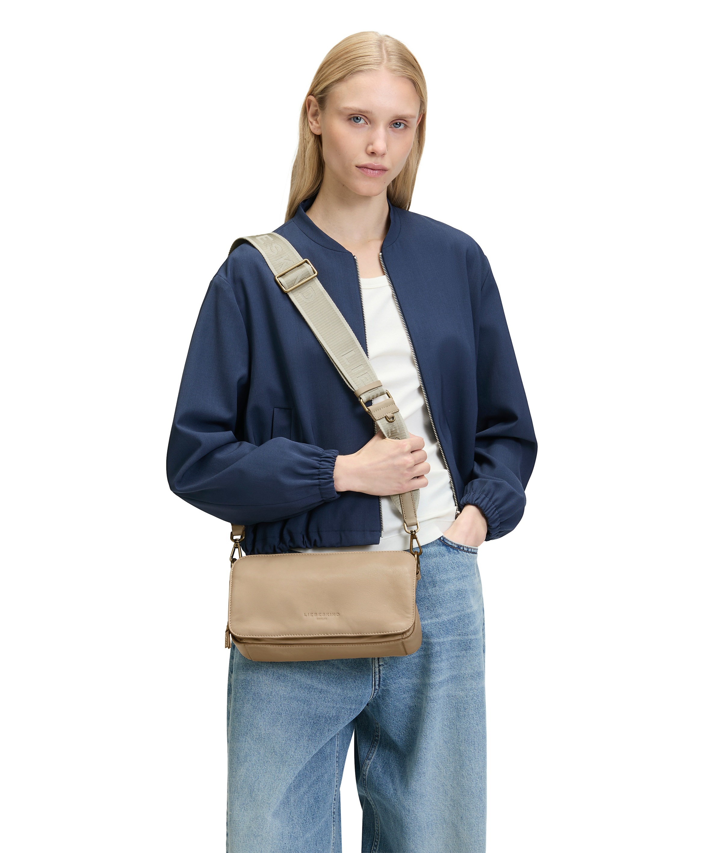 Liebeskind Berlin Umhängetasche "Crossbody CARRY OVER SHEEP NATURAL" günstig online kaufen