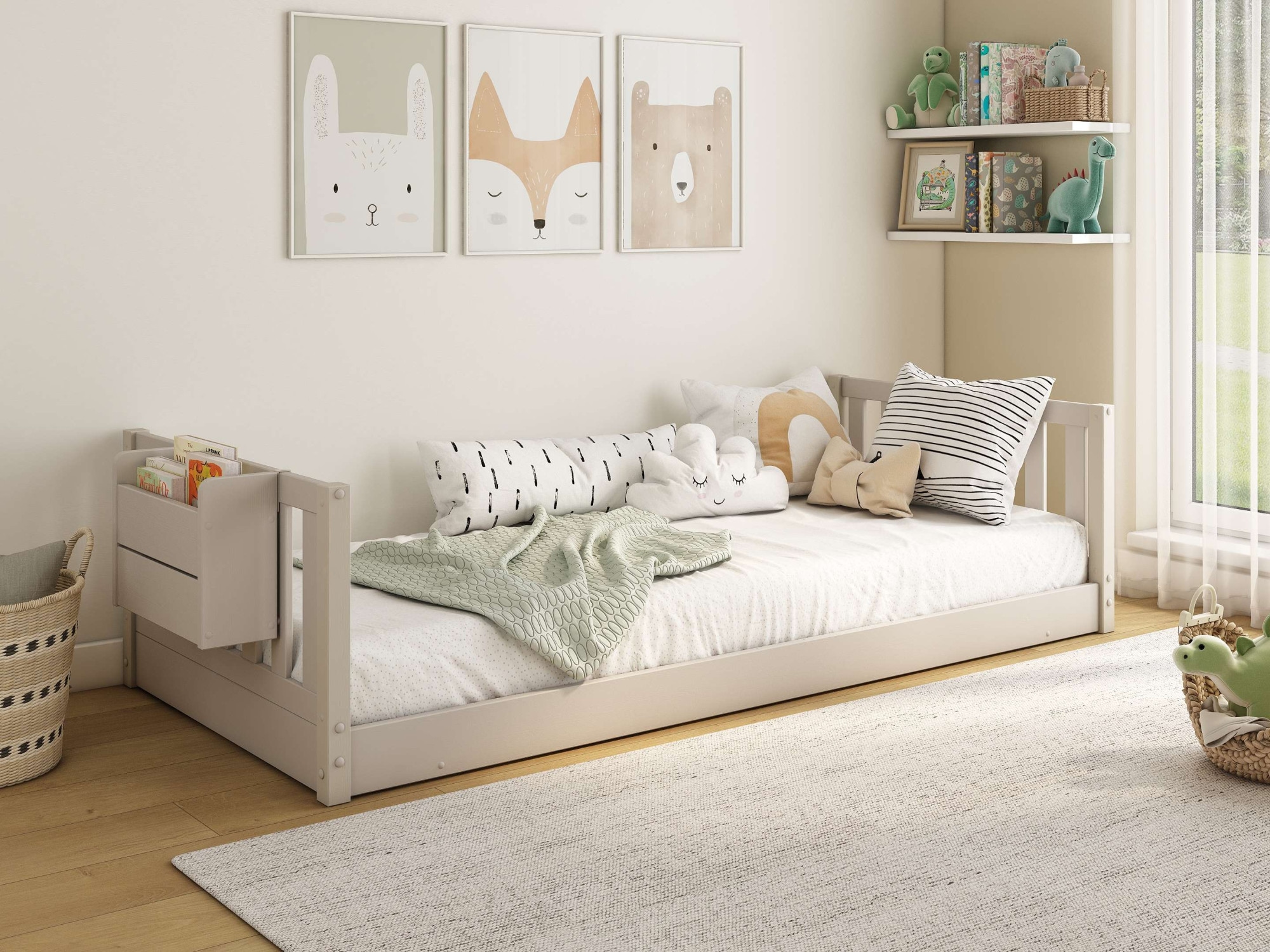 OTTO home Kinderbett »Avelin« aus massiver Kiefer, 90x200, FSC® zertifiziert