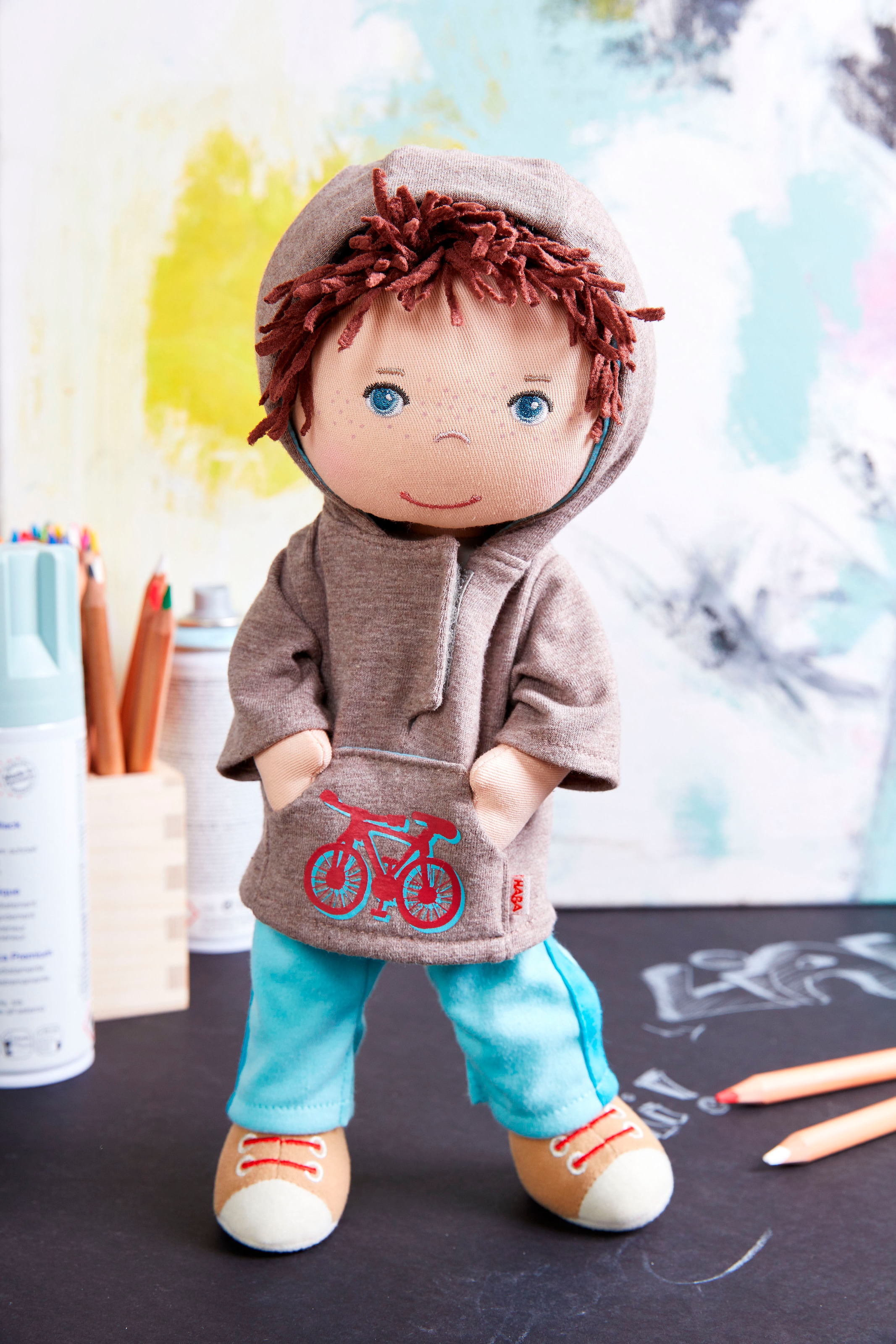 Haba Stoffpuppe »Lian«, Mit Hoodie und Hose