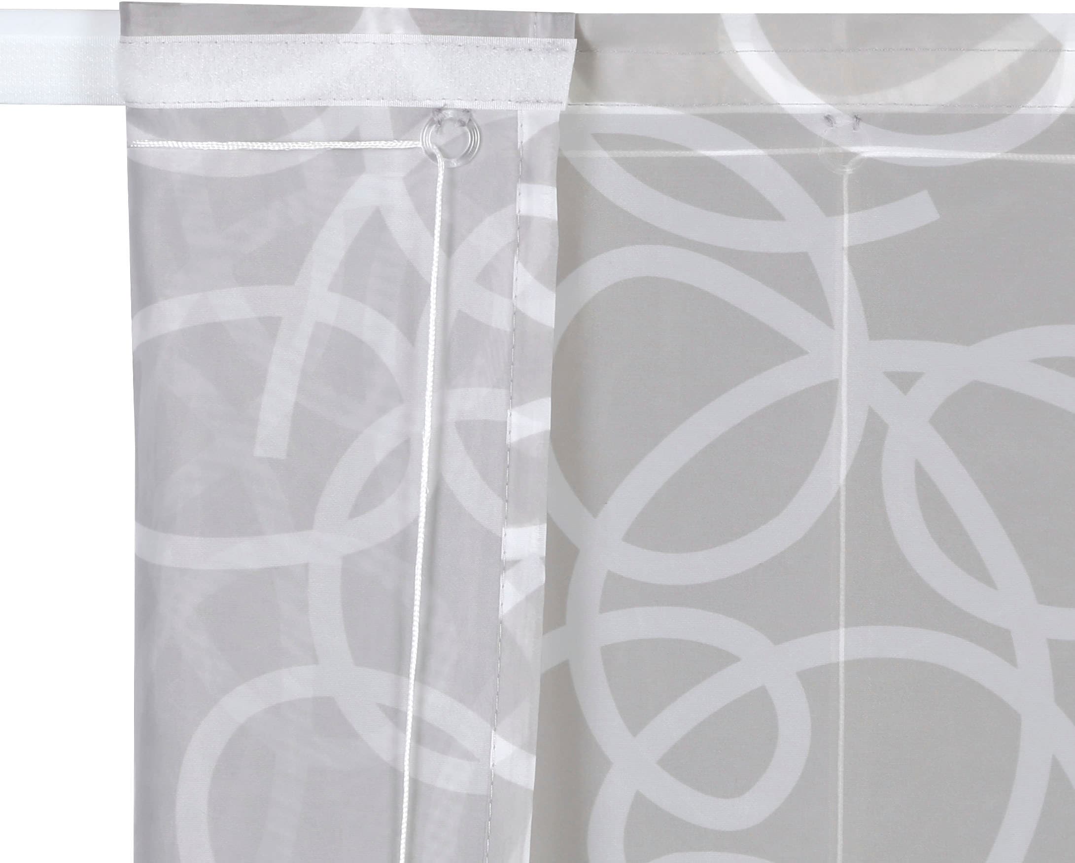 Transparent, bestellen BAUR | Polyester home »Tanaro«, Klettschiene, my Raffrollo Voile, mit