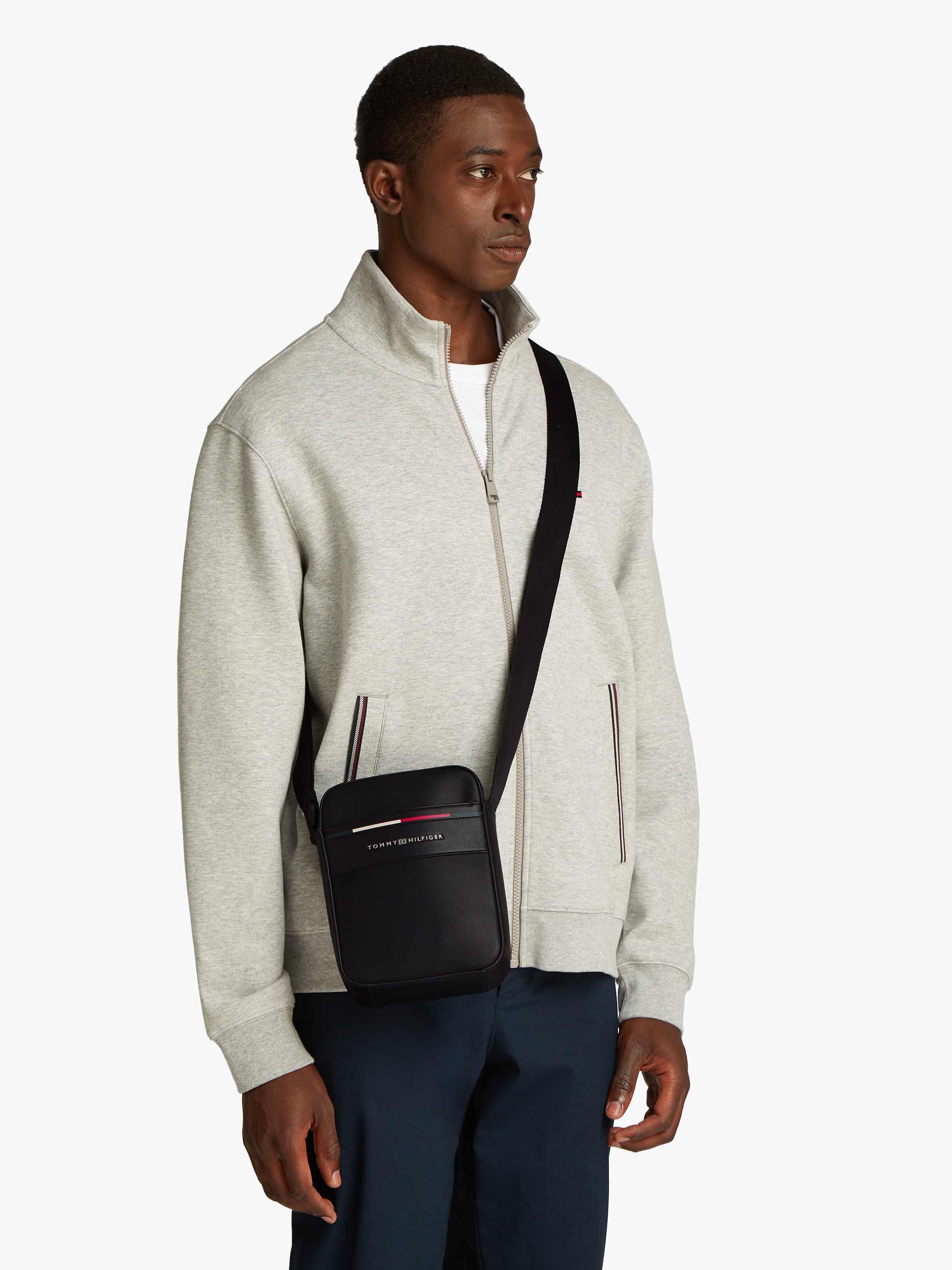 Tommy Hilfiger Umhängetasche "TH FOUNDATION MINI REPORTER", Men Messanger B günstig online kaufen