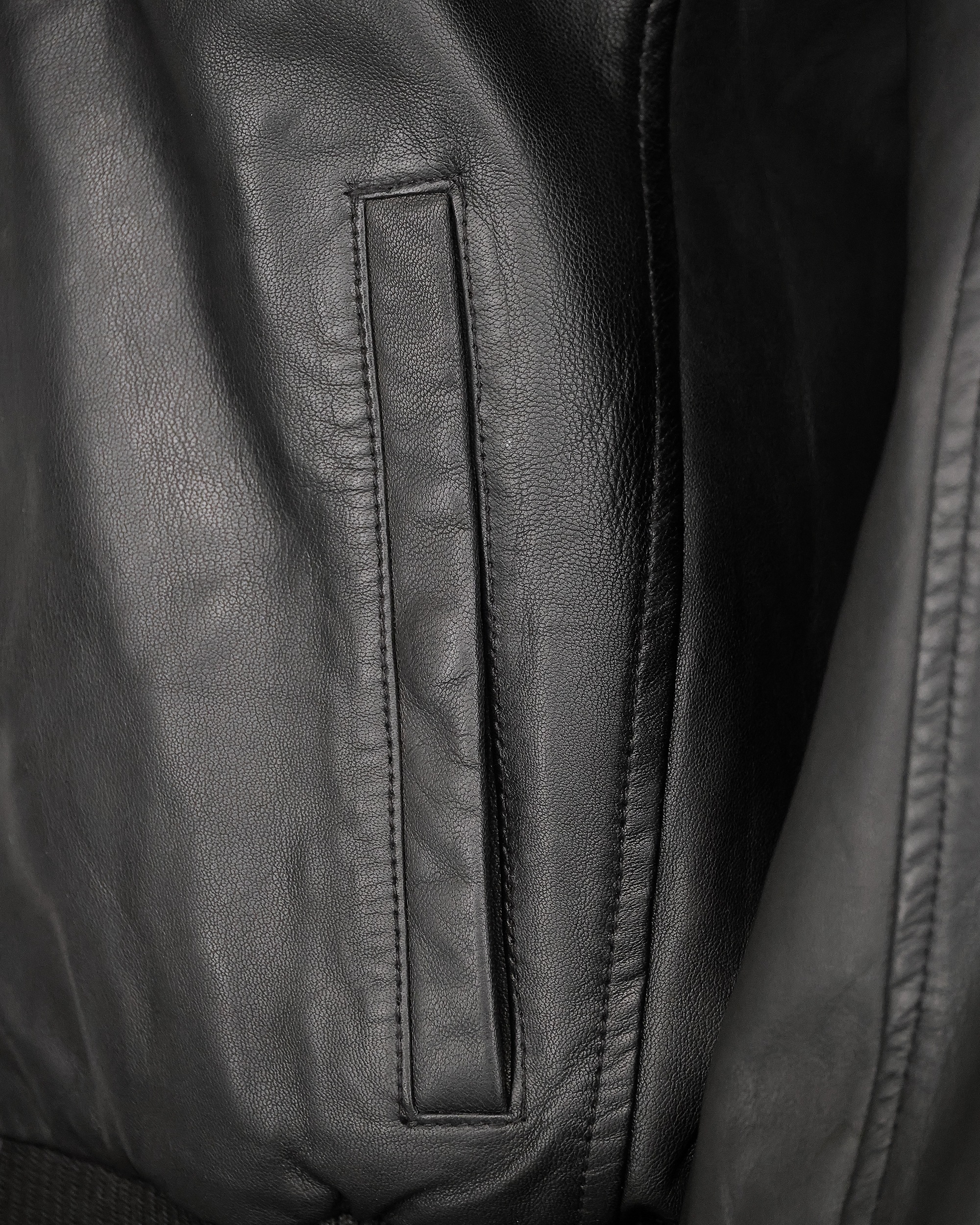 Top Gun TG20193144 Men Leather Jacket Black Size 50 3