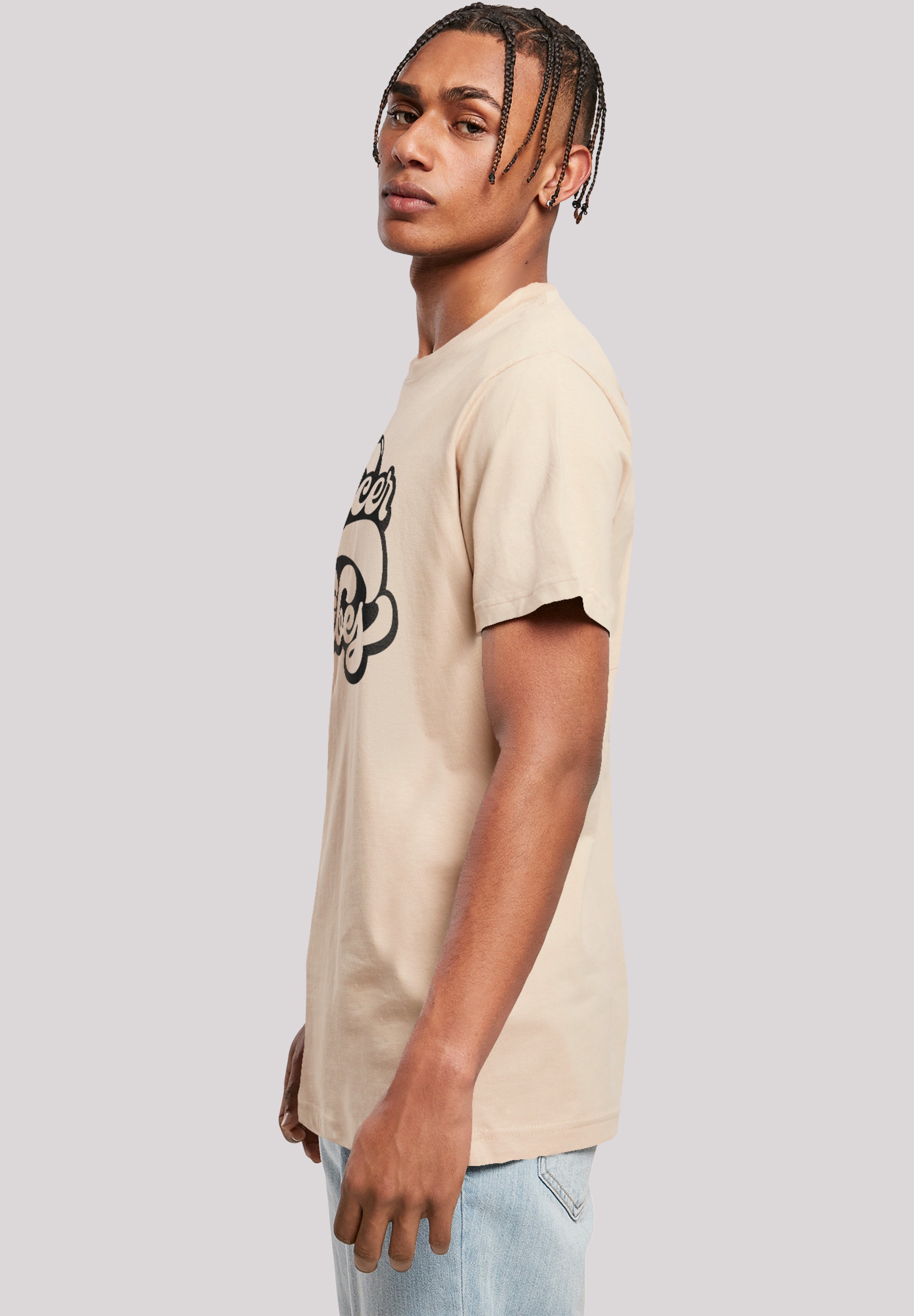 F4NT4STIC T-Shirt »Soccer Vibes Typography Sporty Graphic«, Premium Qualität