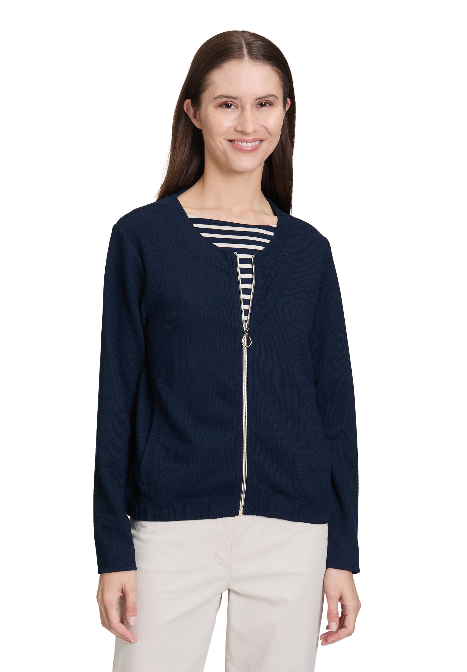 Betty Barclay Sweatjacke "Betty Barclay Shirtjacke mit Struktur" günstig online kaufen