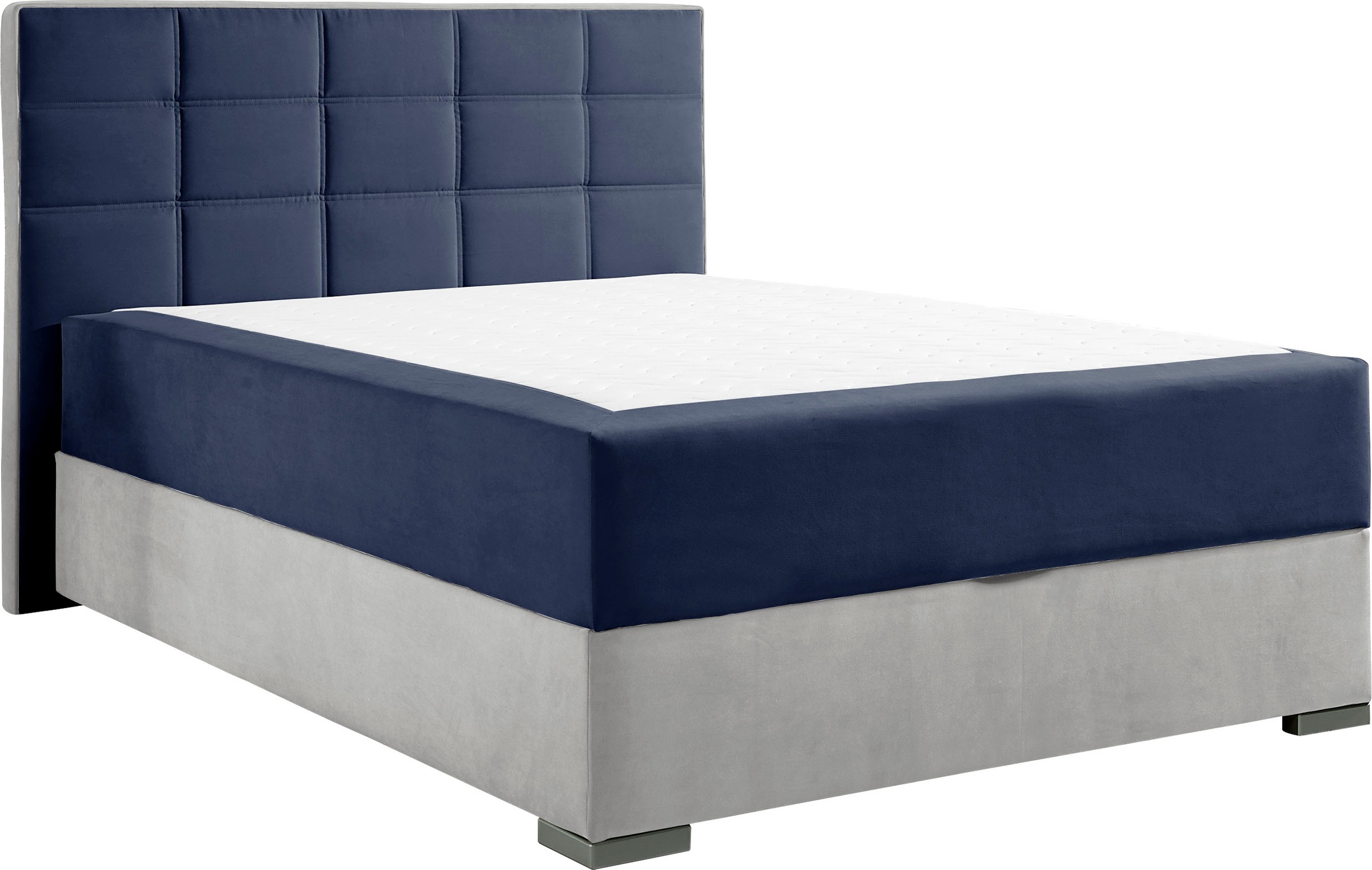Thumbnail - Maintal Boxspringbett mit Bettkasten und Topper