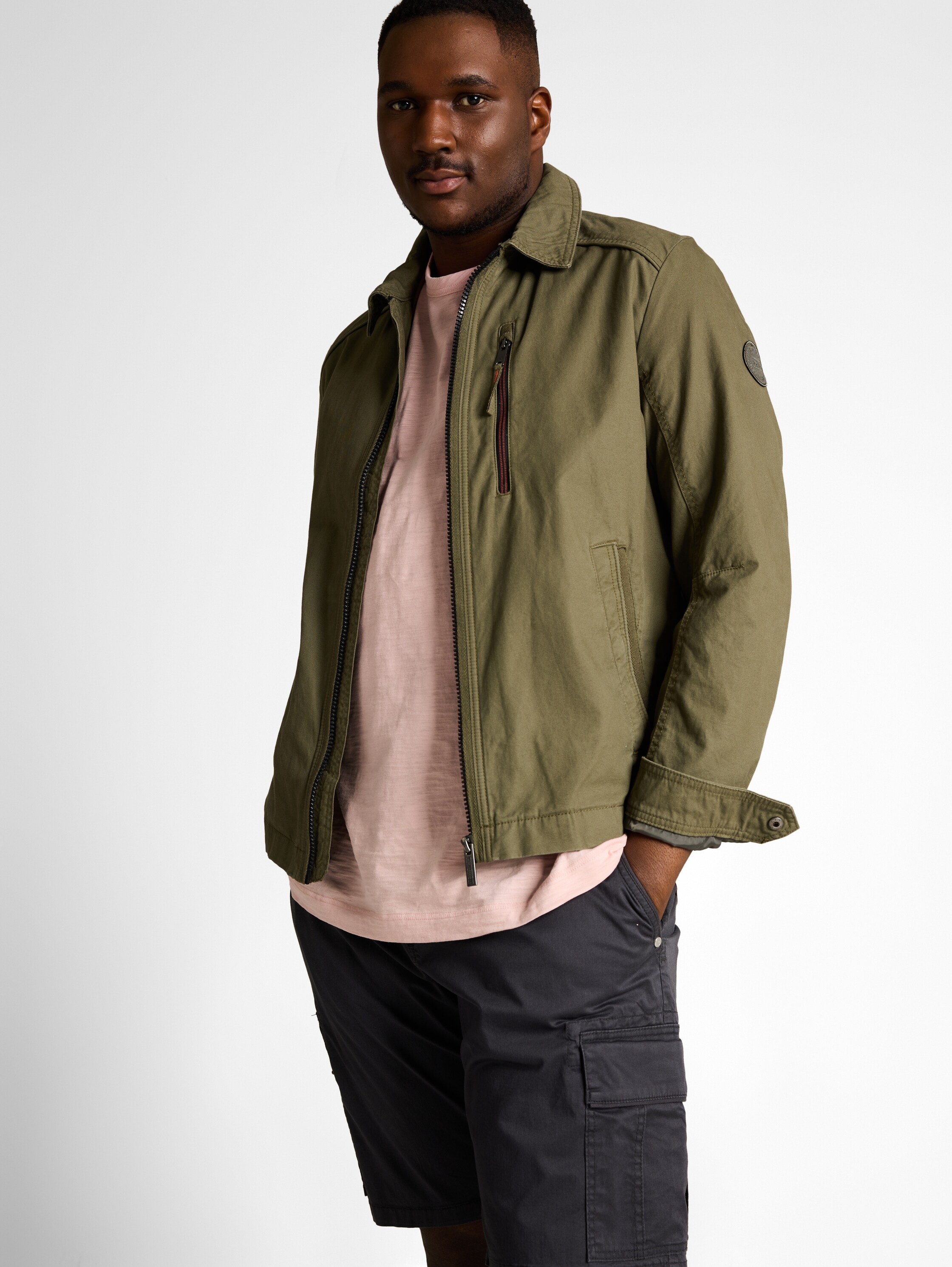 TOM TAILOR PLUS Cargohose  Cargo-Shorts mit Stretch