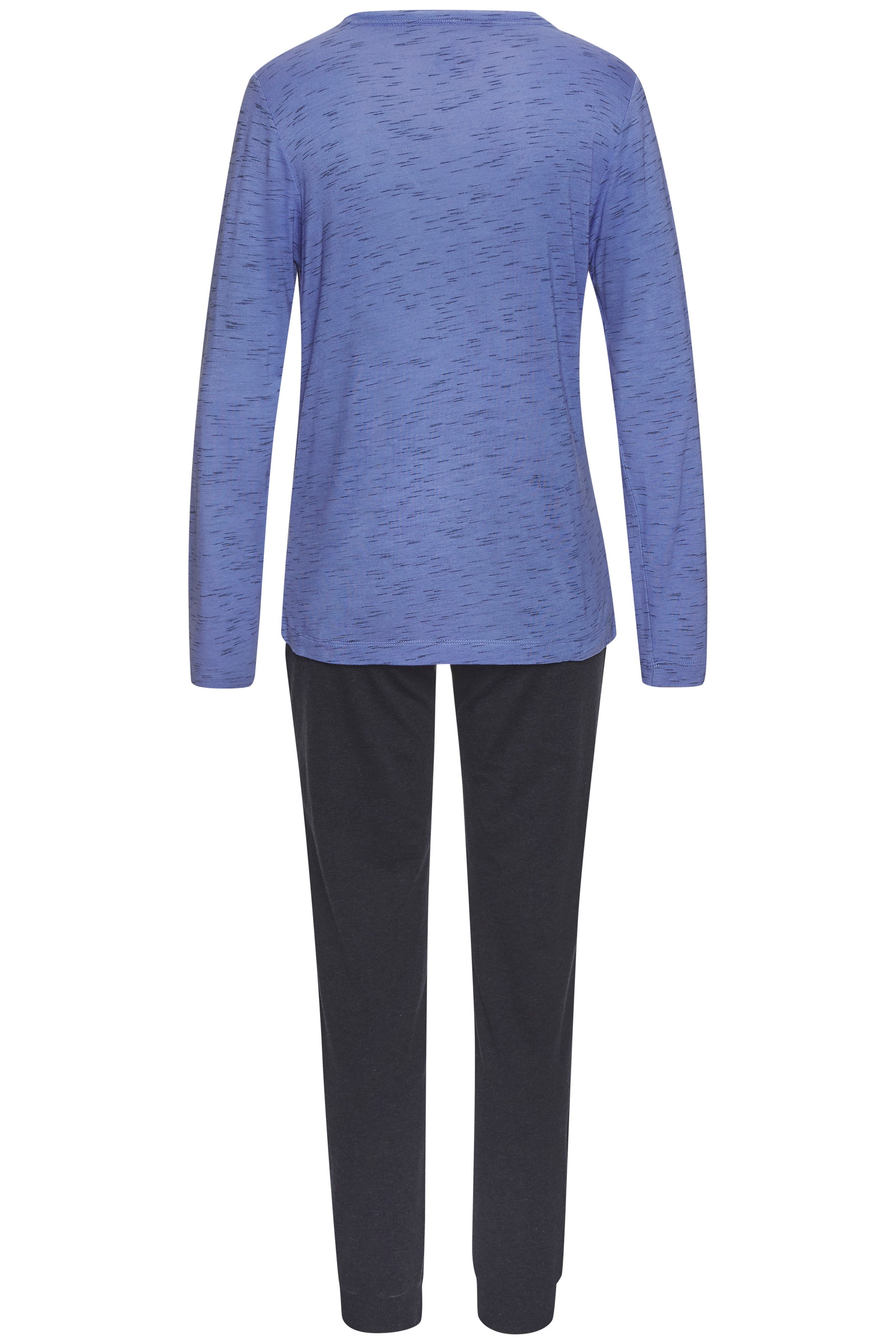 Vivance Dreams Pyjama, (2 tlg.), Schöner Melangeeffekt günstig online kaufen