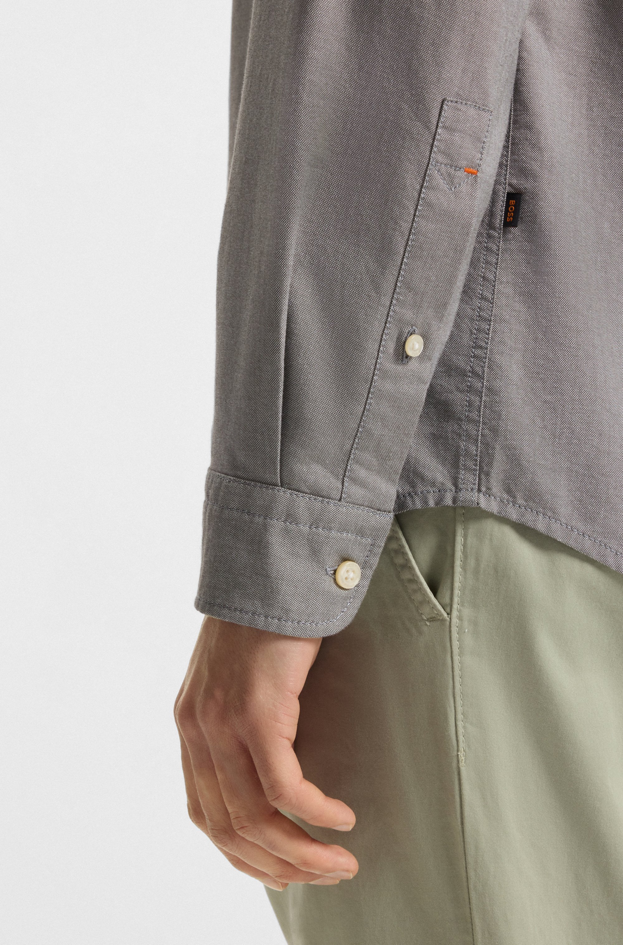 Thumbnail - BOSS ORANGE Businesshemd "Rickert" mit Button-down-Kragen