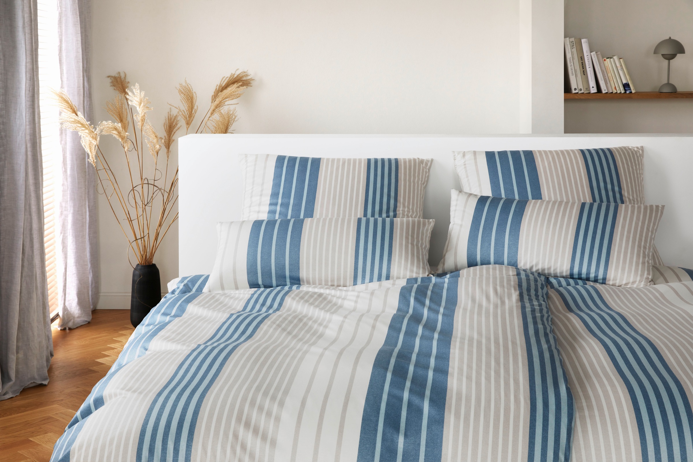 Elegante Bettwäsche "Range" 2 Stk. angenehmes Hautgefühl günstig online kaufen