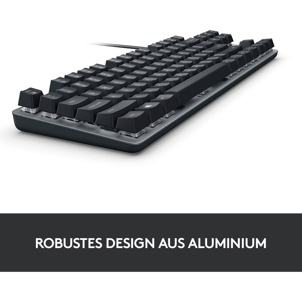 Logitech Tastatur »K835 TKL MECHANICAL - Switch Red«, (USB-Anschluss-Fn-Tasten)