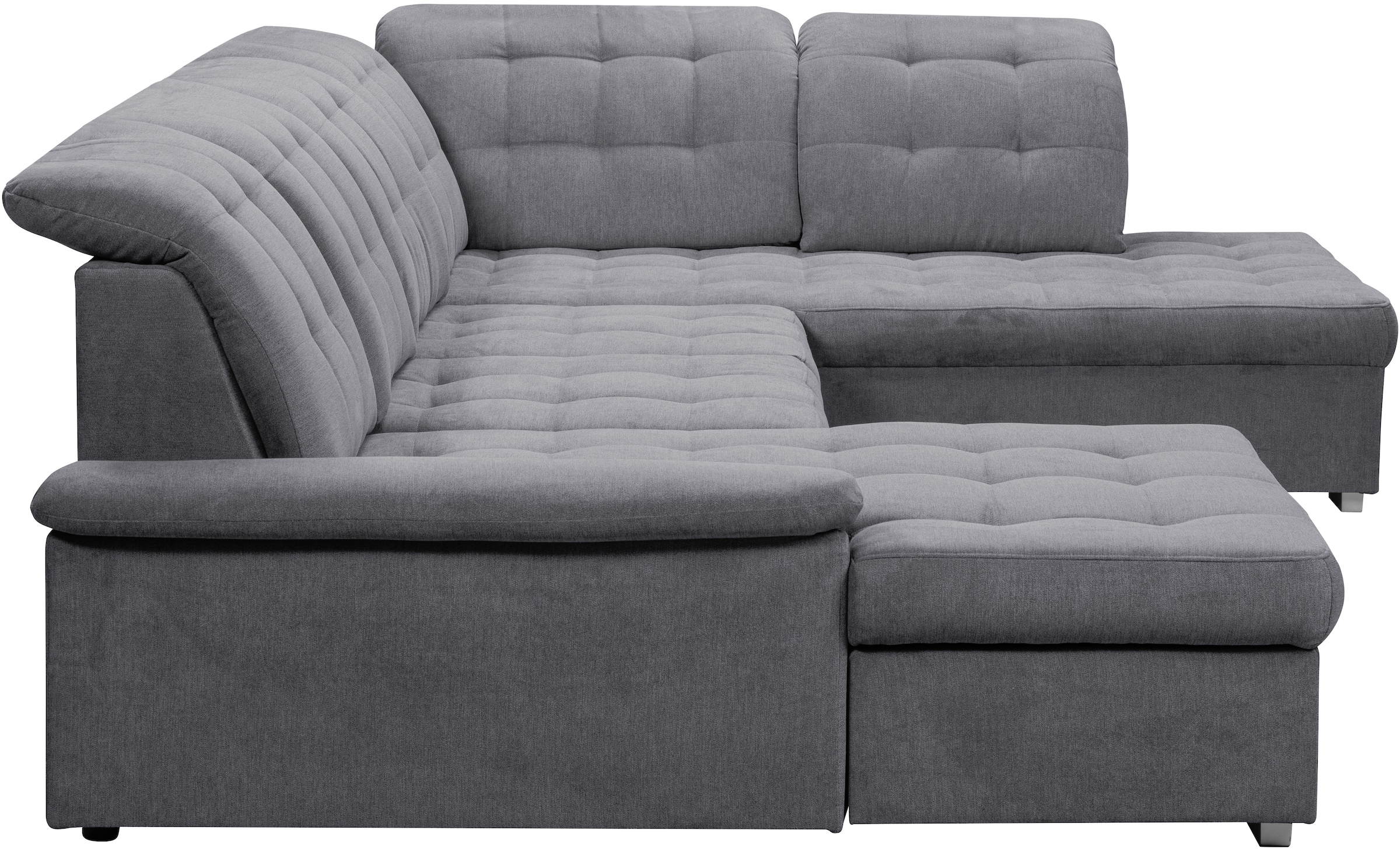 WERK2 Wohnlandschaft »Kordula-New Multifunktion Couch, Breite 332cm, U-Form« Sofa in U-Form mit Schlaffunktion & Bettkasten, Schlafcouch