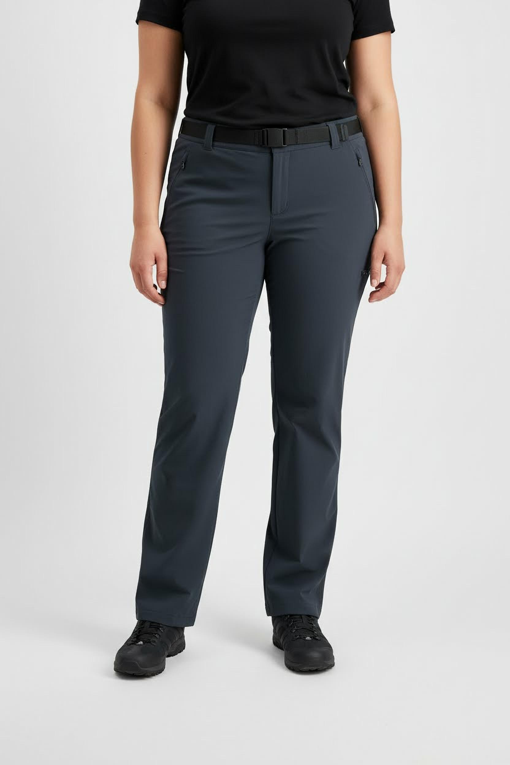 Maier Sports "DA-HOSE LINING EL. LULAKA WINTER" mit vier Reißverschlusstaschen, aus 4-Wege-Stretchmaterial