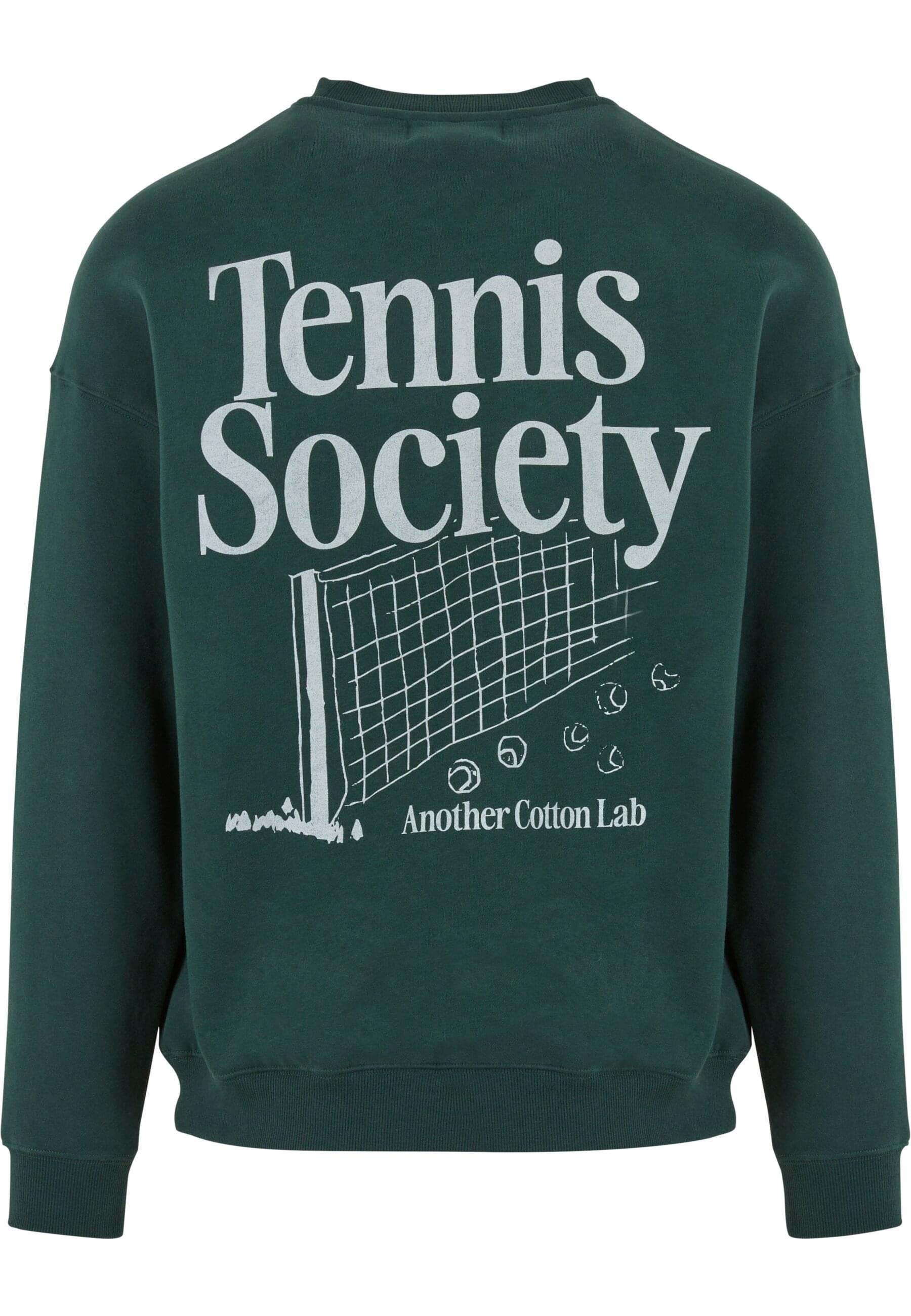 Another Cotton Lab Rundhalspullover »Another Cotton Lab Tennis Society Oversized Sweatshirt«, (1 tlg.)