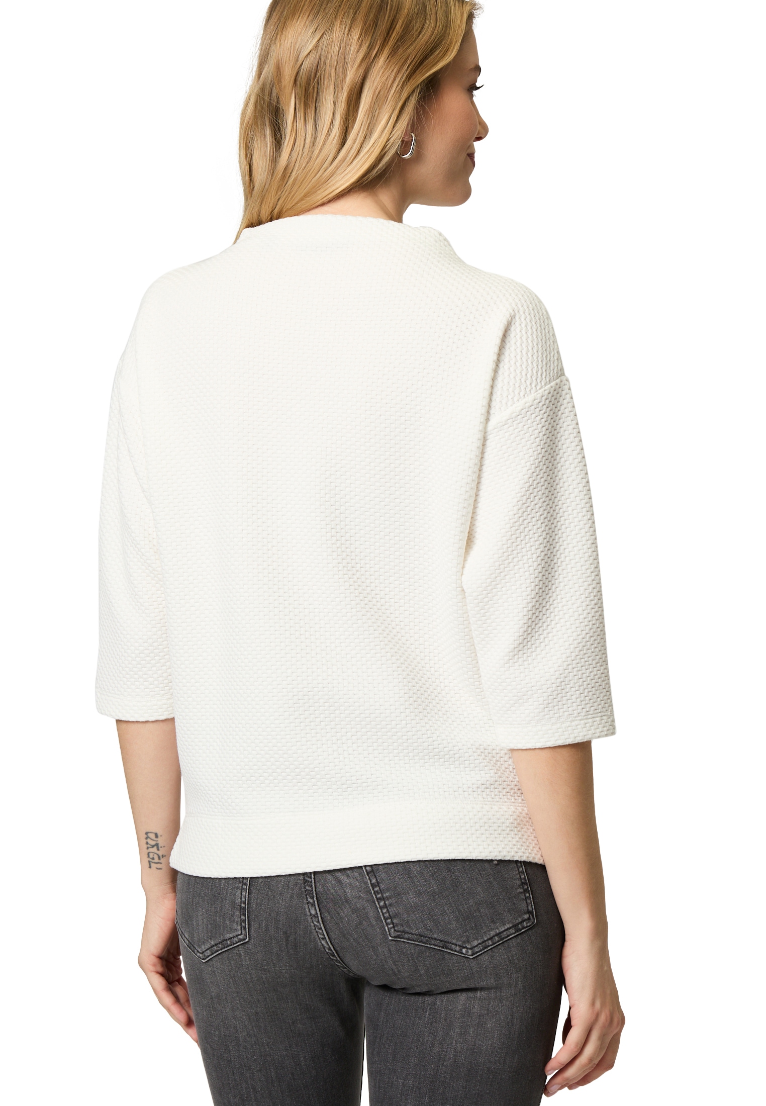 Zero Sweatshirt »zero Jerseyshirt mit Stehkragen«, Plain/ohne Details