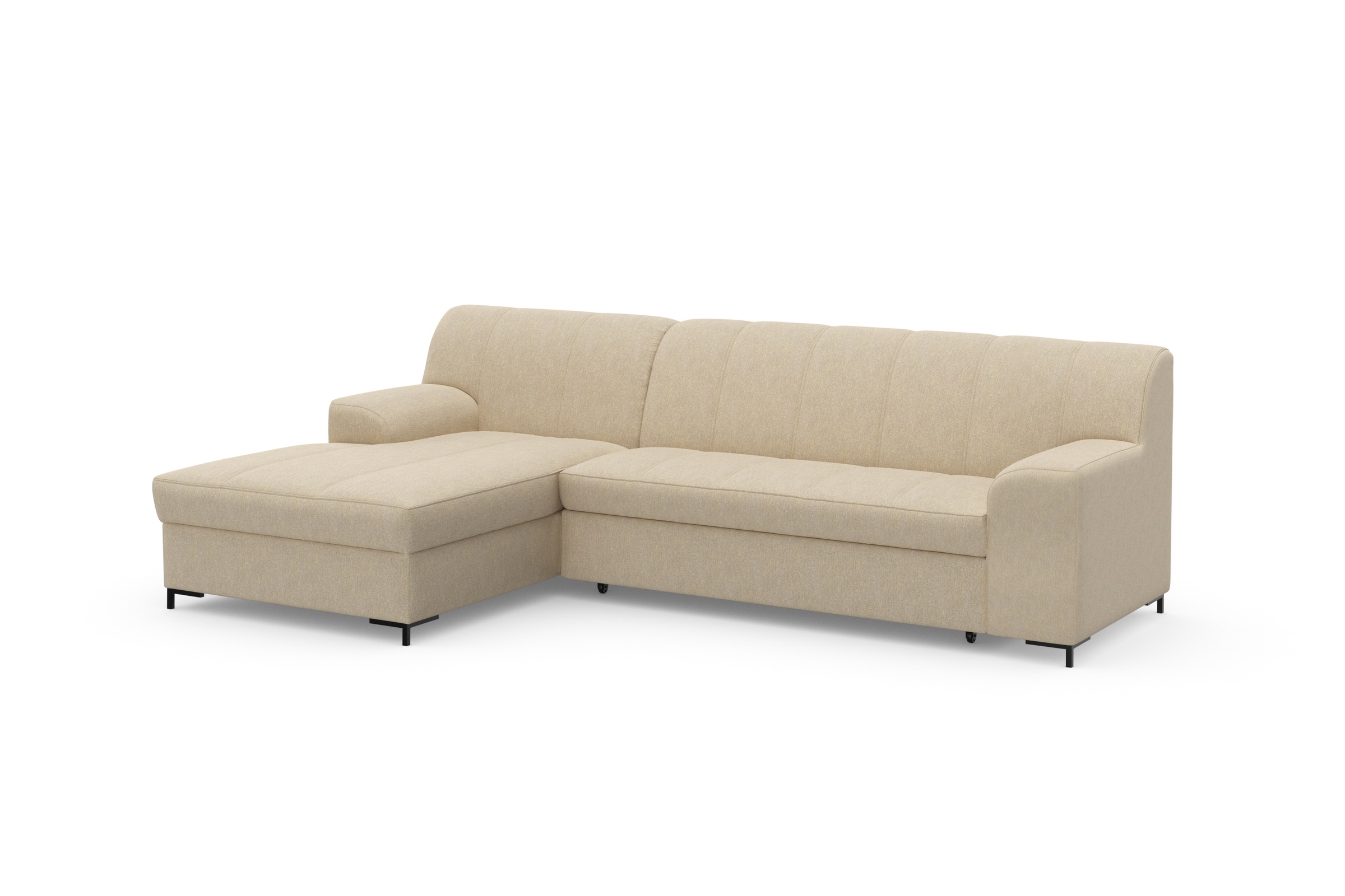 INOSIGN Ecksofa »Balme L-Form«, Inkl. Zierkissen, wahlweise mit Bettfunktion