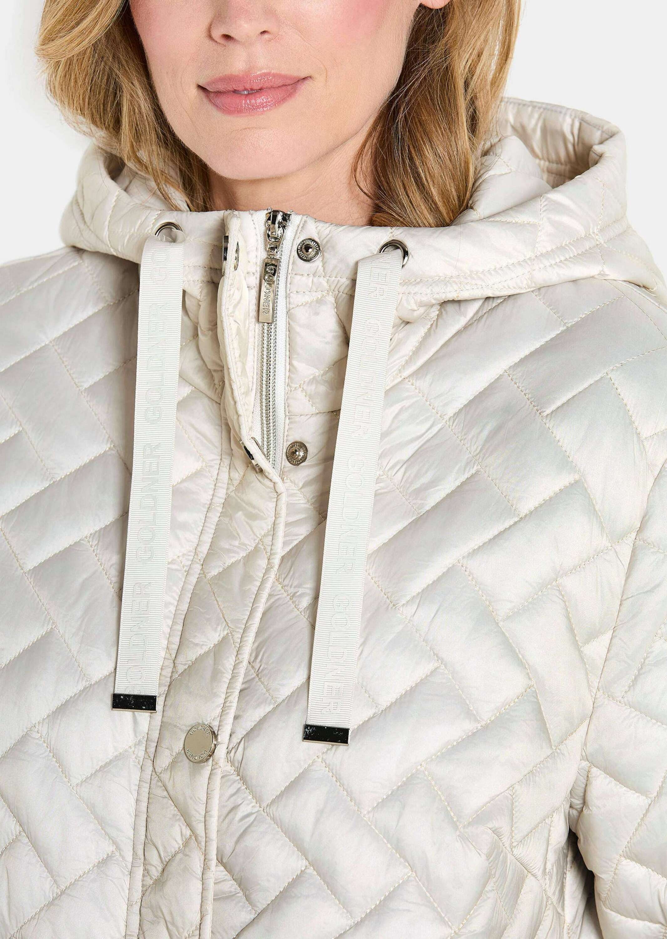 GOLDNER Kurzjacke »Leichte Steppjacke mit Kapuze«