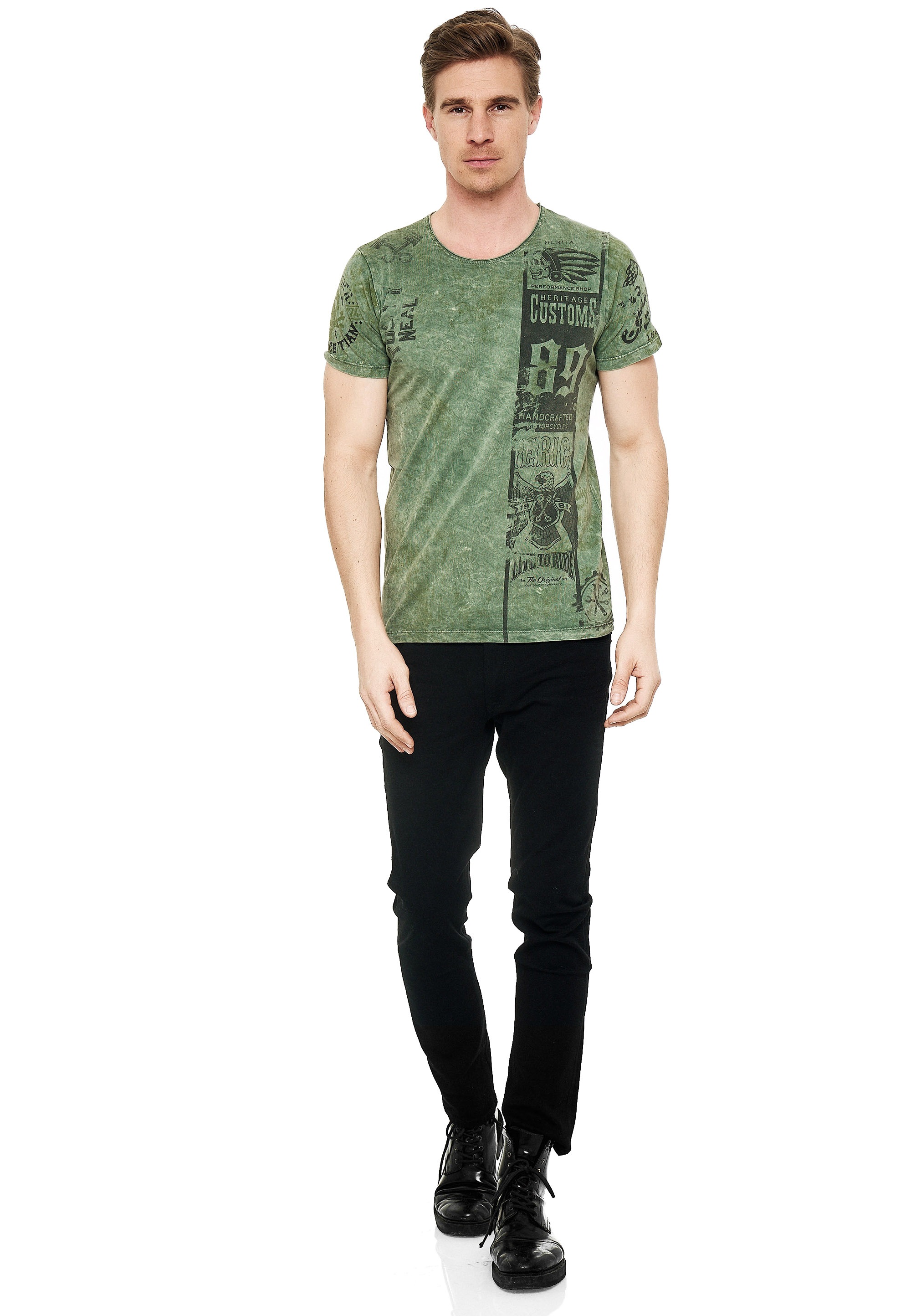 Rusty Neal T-Shirt, mit modernem Print ▷ kaufen | BAUR