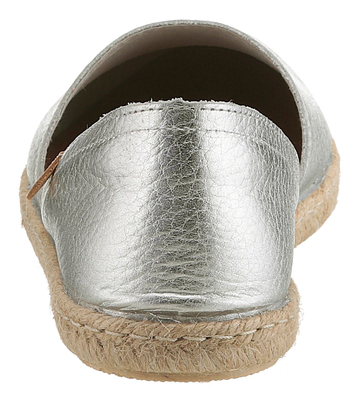 VERBENAS Espadrille »CARMEN NUCLEO METAL«, Slipper, Sommerschuh, Strandschuh im Metallic Look