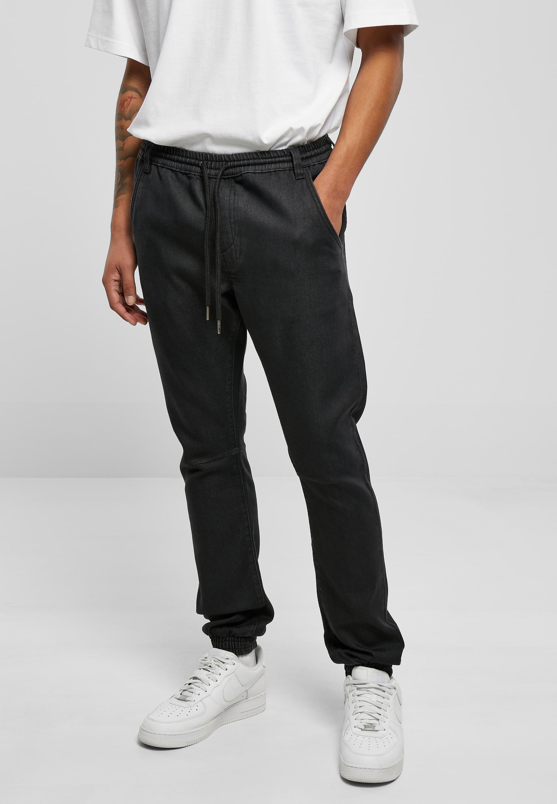 URBAN CLASSICS Bequeme Jeans »Urban Classics Herren Knitted Denim Jogpants«, (1 tlg.)