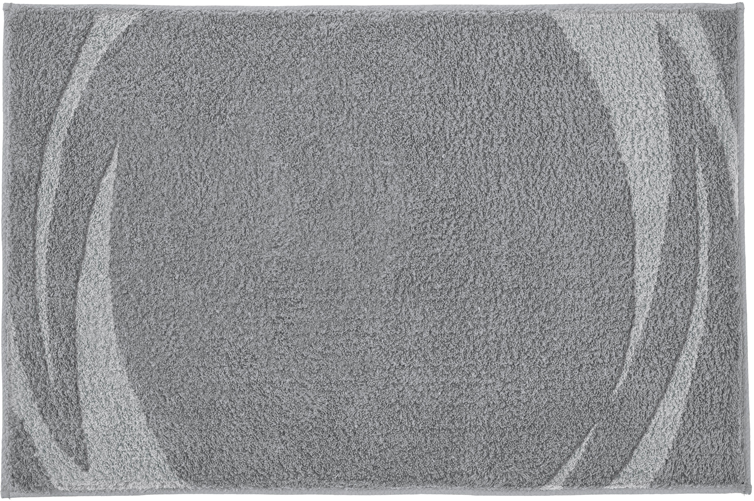 Kleine Wolke Badematte »»Mystic«, Badvorleger, Badezimmer Teppich« Höhe 25 mm rutschhemmend beschichtet fußbodenheizungsgeeignet Badteppich, modernes Design, Hoch-Tief Effekt, rechteckig & rund