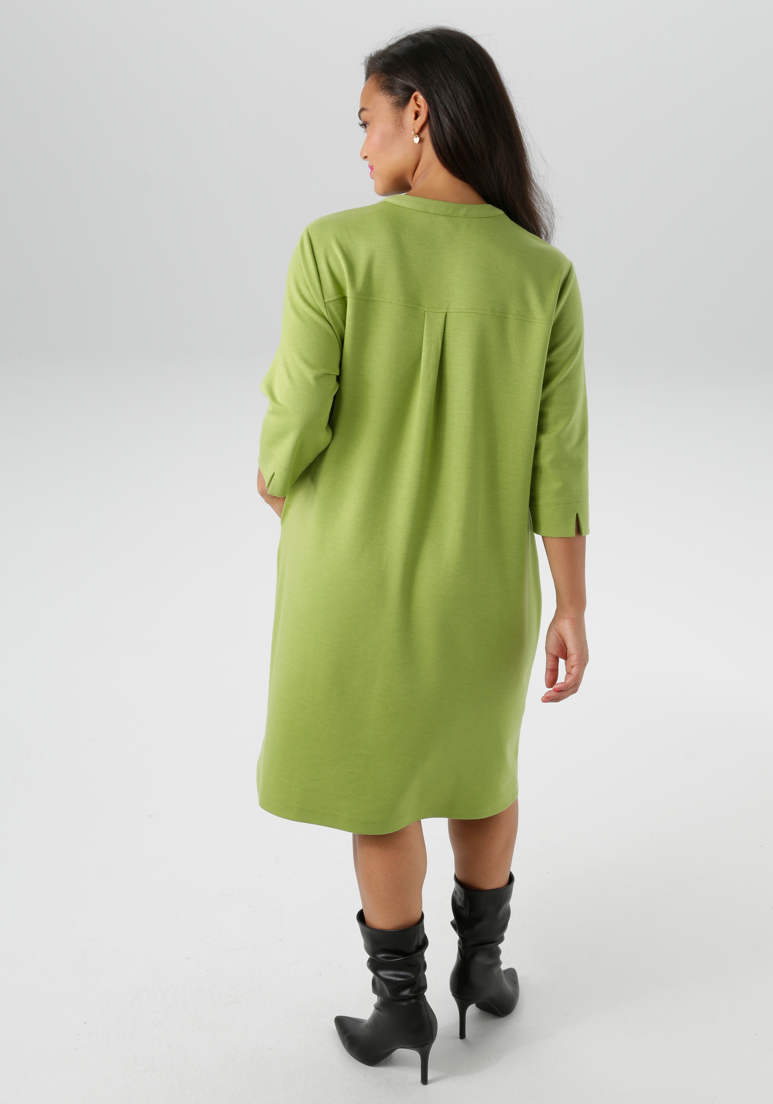 Thumbnail - Aniston PLUS Jerseykleid Eingrifftaschen mit praktische Eingrifftaschen