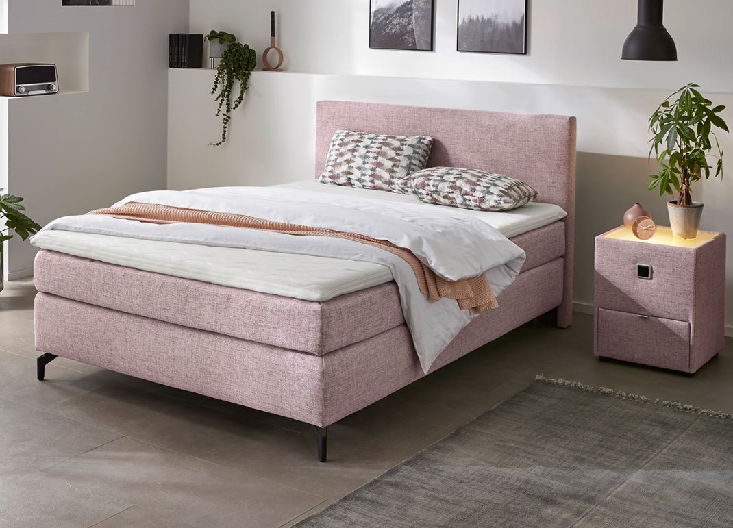 Jockenhöfer Gruppe Boxspringbett ""Alinas" inkl. Topper" erhältlich in unterschiedlichen Breiten und Farbvarianten
