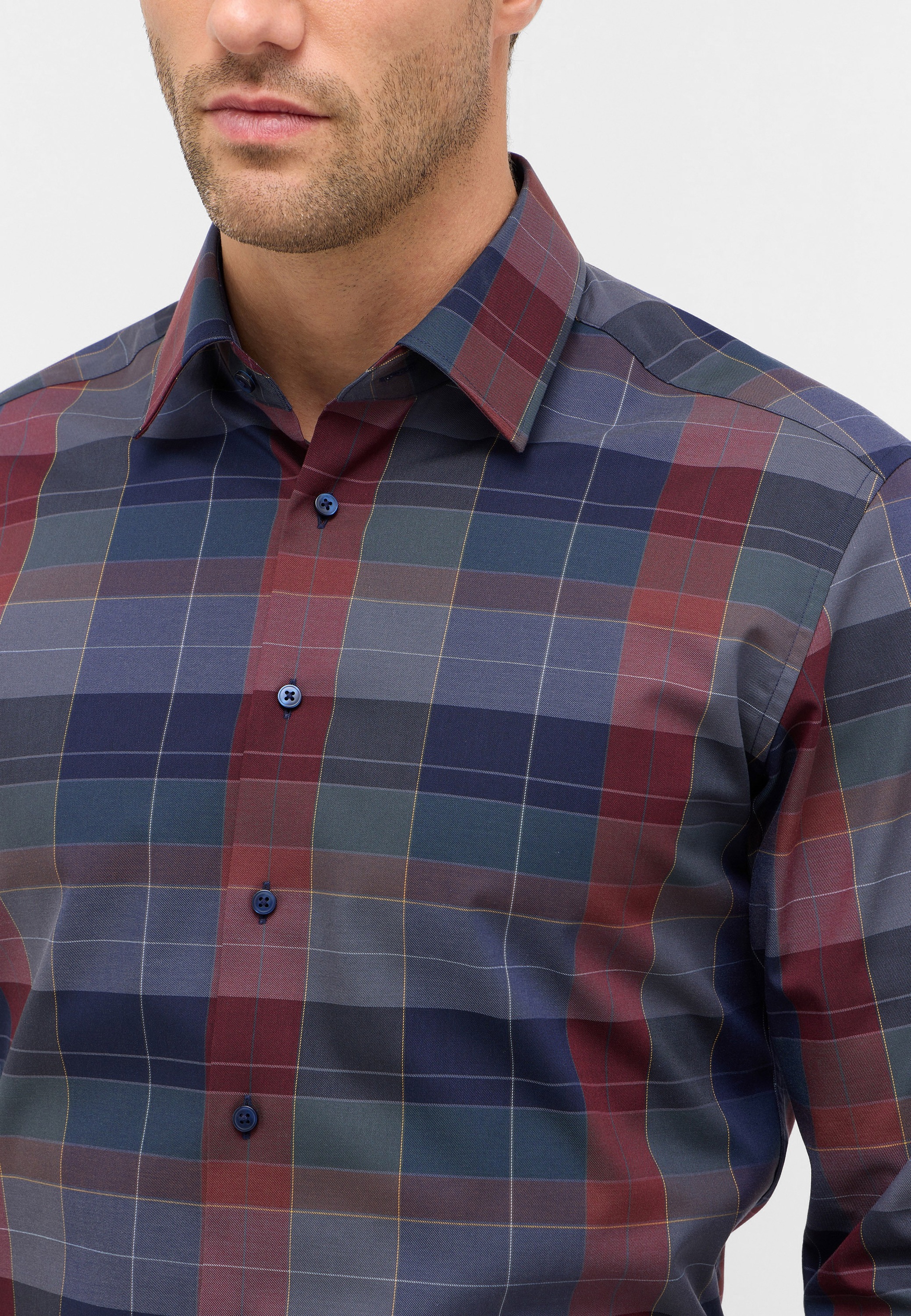 Thumbnail - Eterna Langarmhemd "MODERN FIT" NON IRON (bügelfrei)