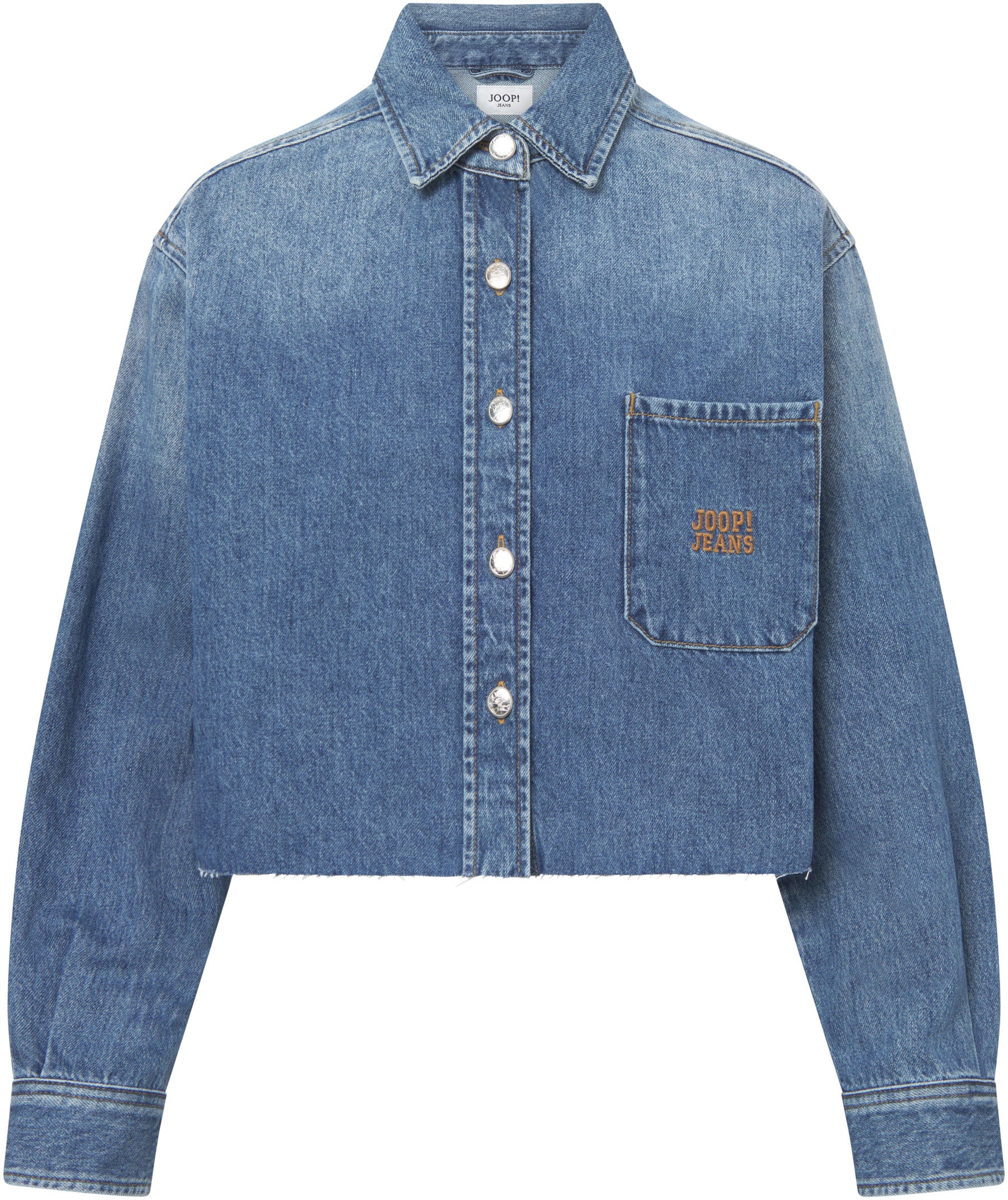 Joop Jeans Jeansbluse "Udela", Mit Rundhalsausschnitt günstig online kaufen