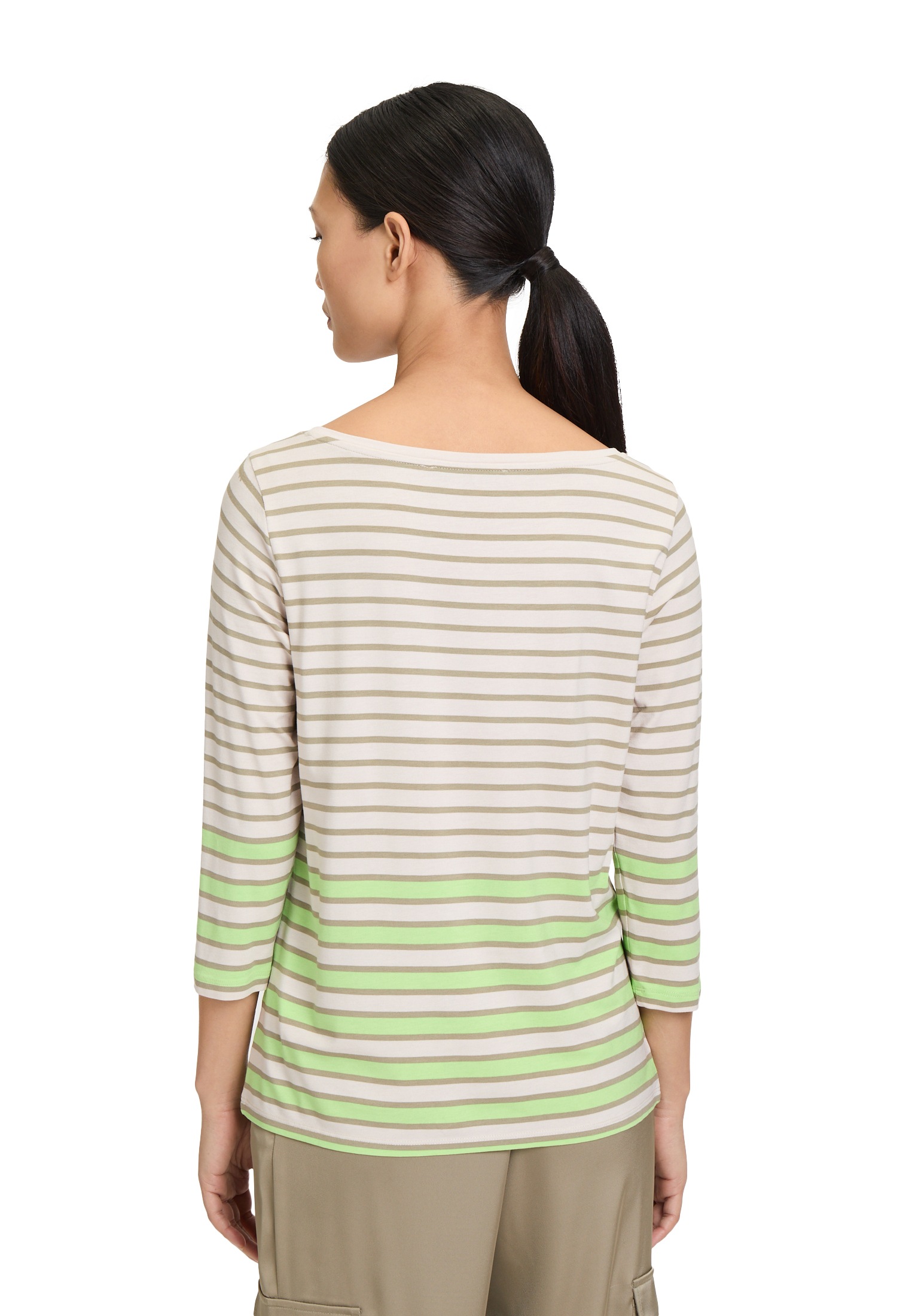 Betty Barclay 3/4-Arm-Shirt »Betty Barclay Ringelshirt mit U-Boot-Ausschnitt«, (1 tlg.), Muster