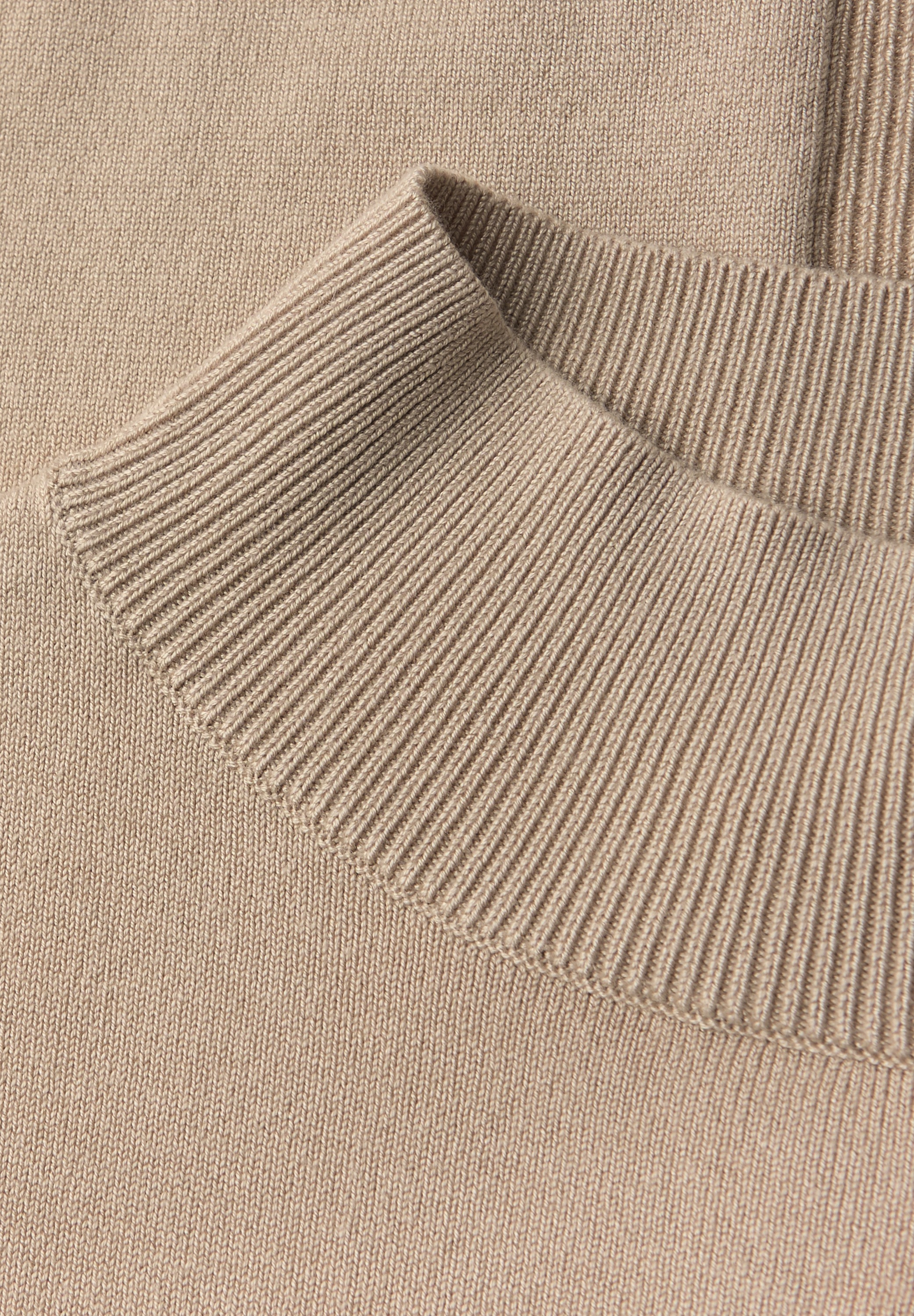 STREET ONE STUDIO Strickpullover mit Materialmix