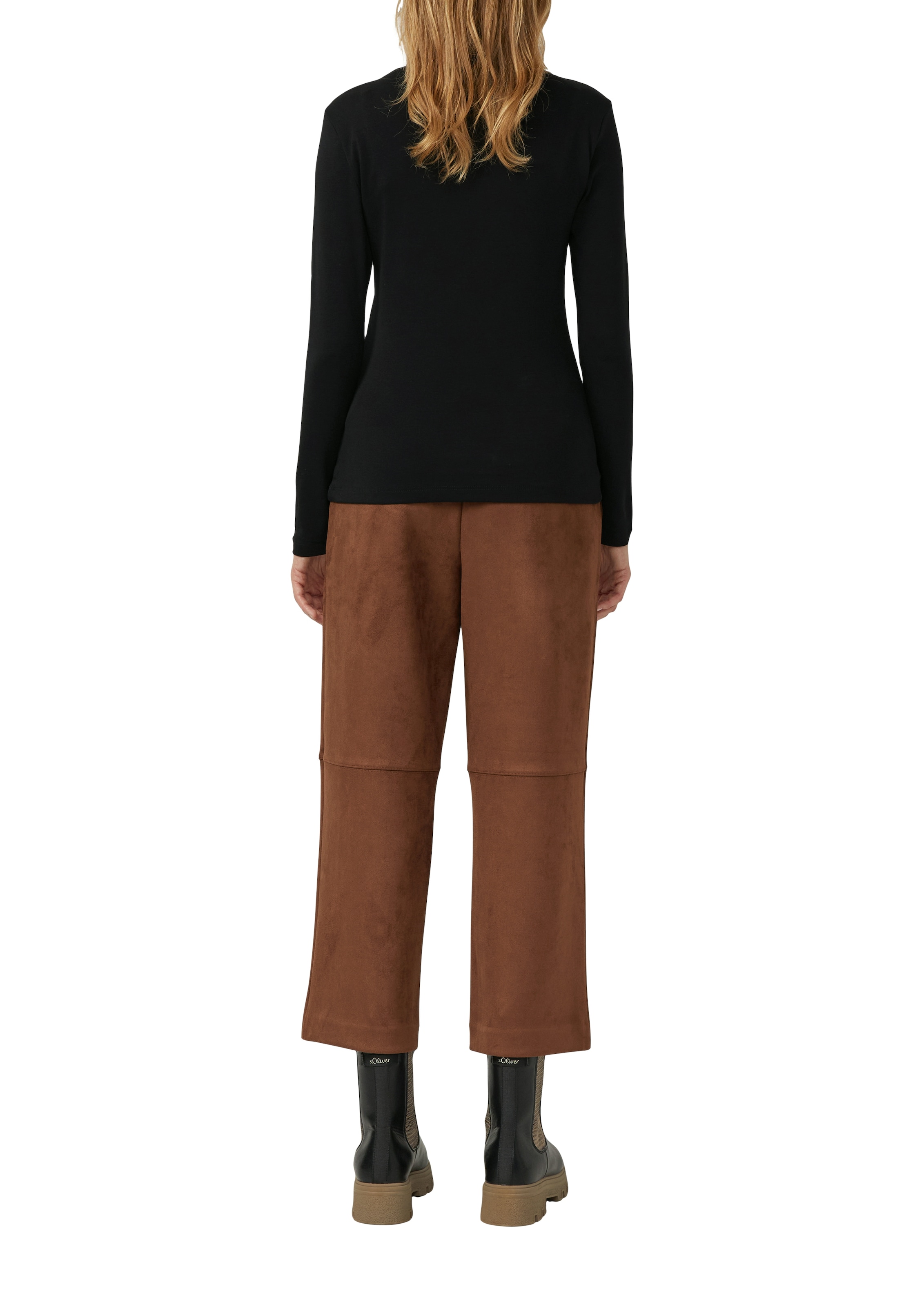 s.Oliver Rollkragenshirt, im Slim Fit, Langarm