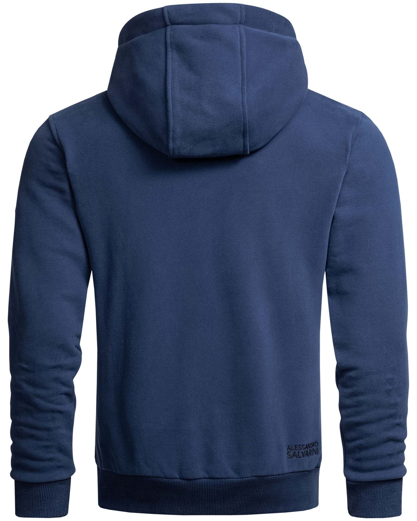 Alessandro Salvarini Sweatjacke »ASVinzent«, warmer Hoodie