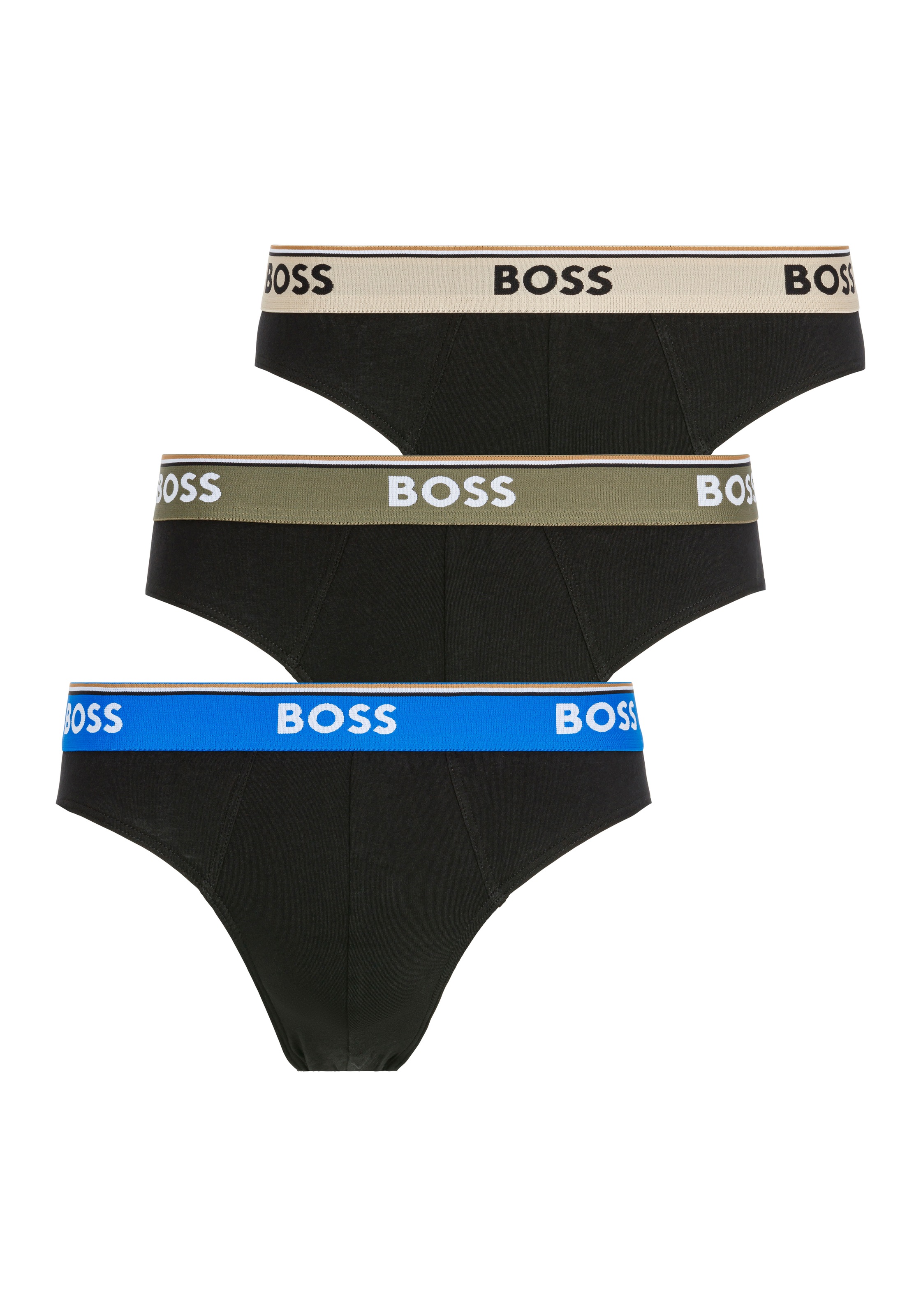 BOSS Slip, (Packung, 3 St.), mit Logobund