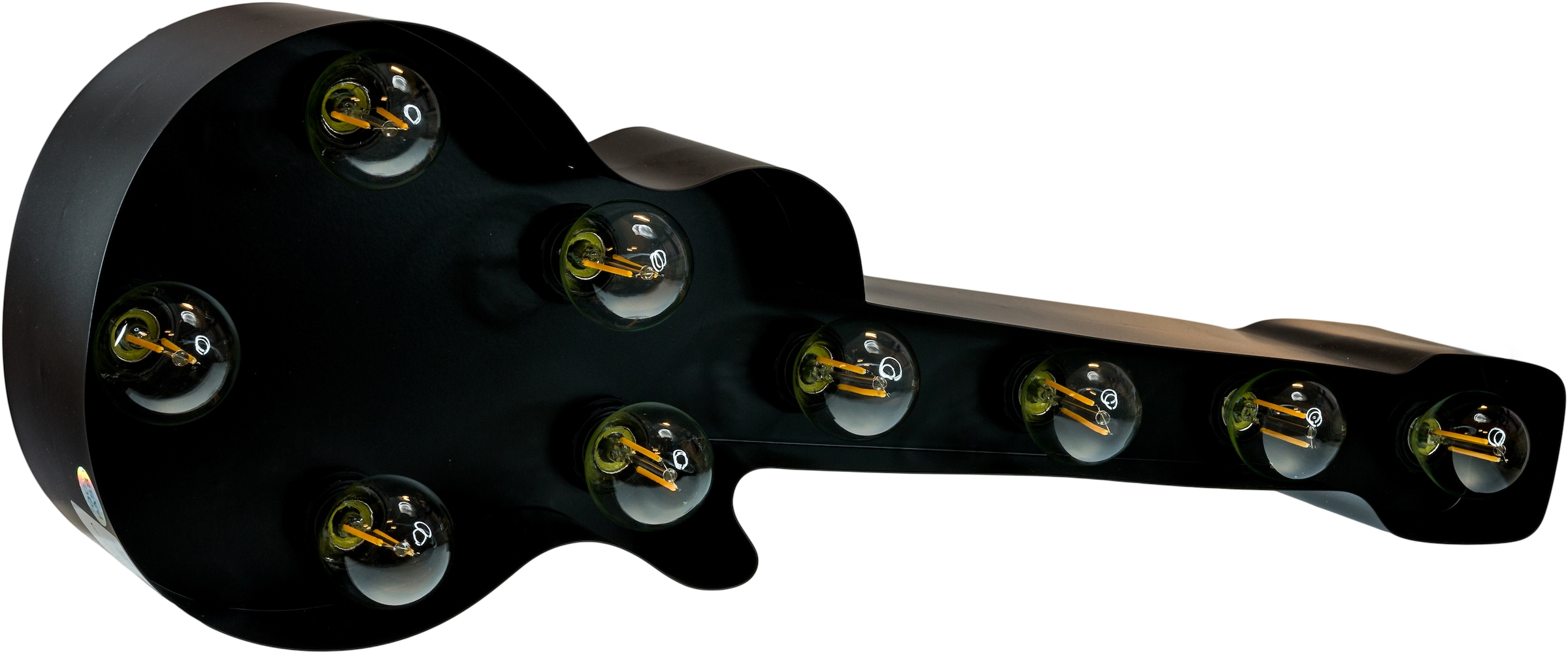 MARQUEE LIGHTS LED Tischlampe »Old (exkl.) E14 Wandlampe, 9 BAUR flammig-flammig, - 61x38cm Guitar Old 9 Lichtquellen Guitar«, | Dekolicht