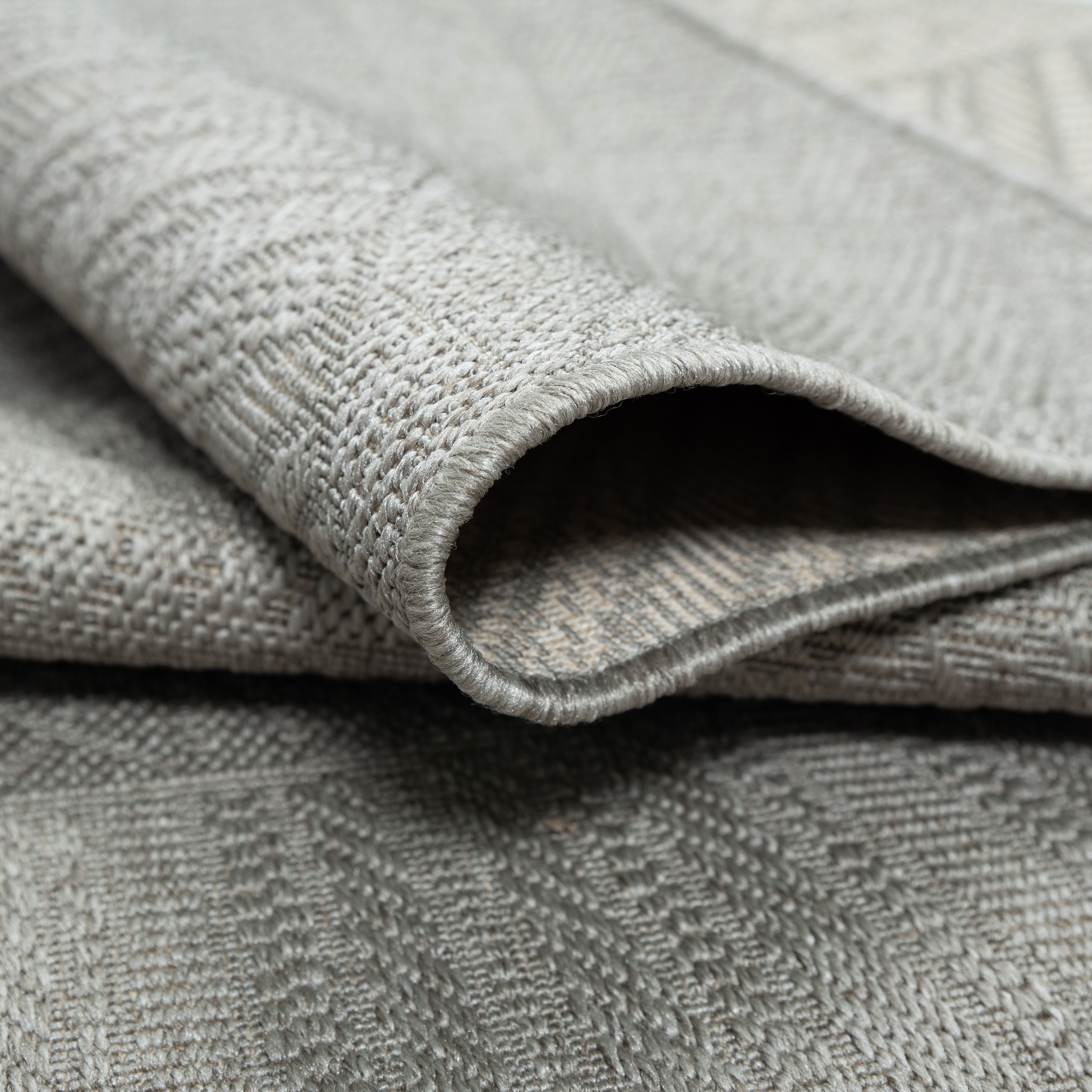 Bruno Banani Teppich »Solan, ethnisch, boho-inspiriert« rechteckig 5 mm Höhe Mandala, Kreise, In- und Outdoor geeignet, Camping, Balkon
