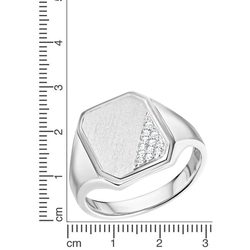 Firetti Fingerring »Schmuck Geschenk Silber 925 Herrenring Silberring Siegelring«