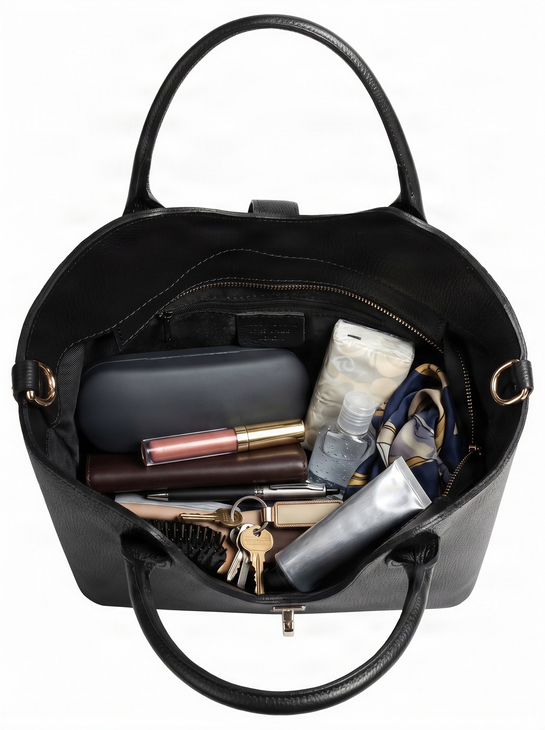 forty° Shopper »LANVERRA - M« echt Leder, Made in Italy